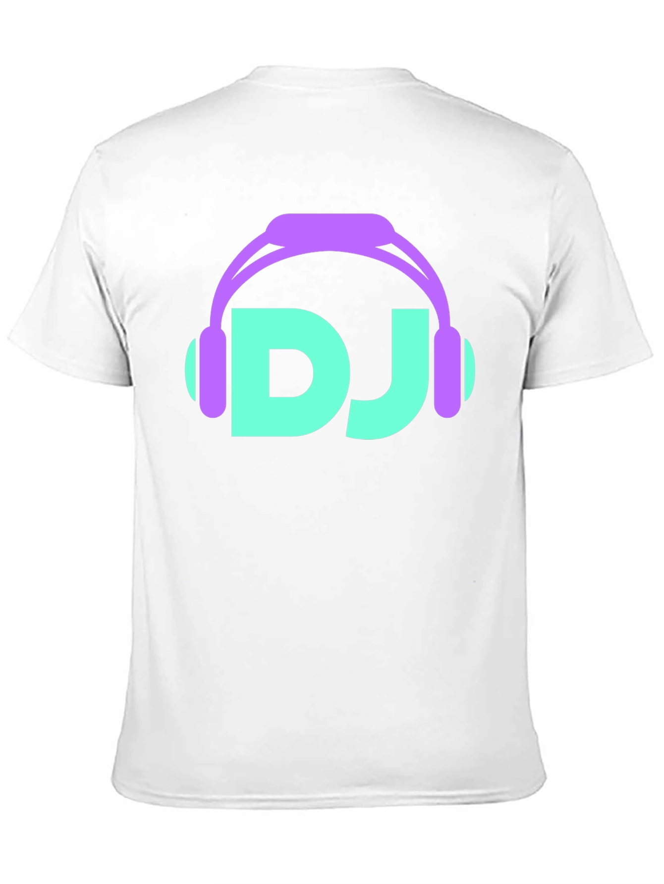 Black DJ Headphones Graphic T-Shirt - Black view 11