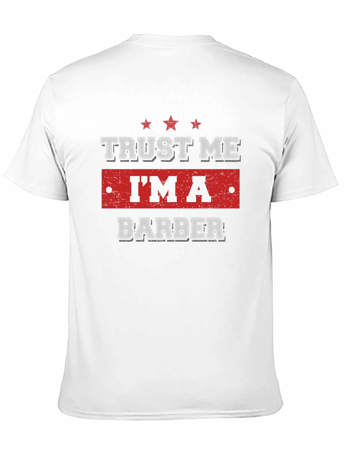 Black Trust Me I'm a Barber T-Shirt view 11