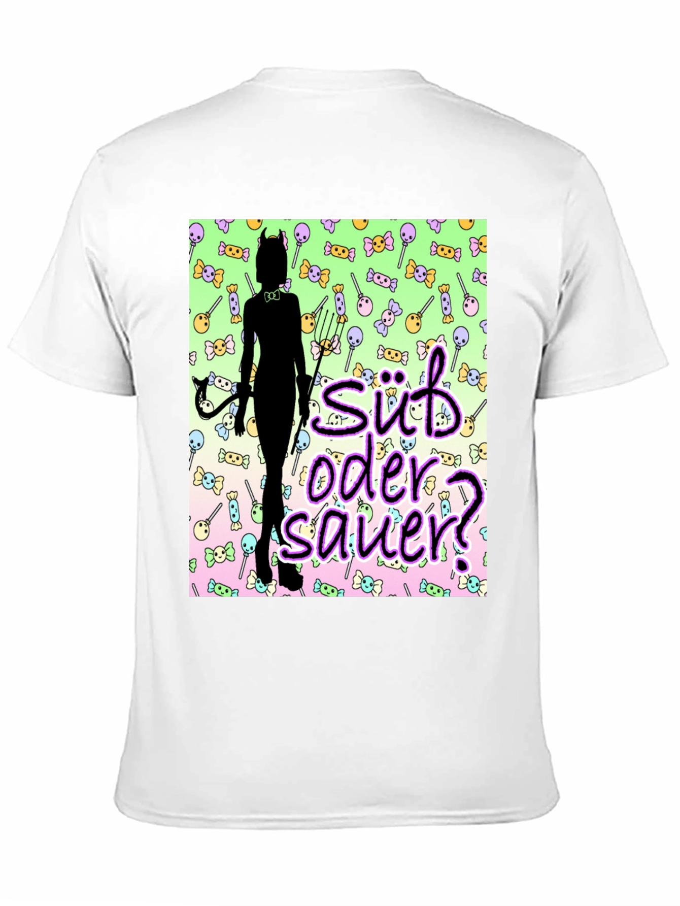 Black Süß oder Sauer? Devilish Sweet & Sour T-Shirt view 11