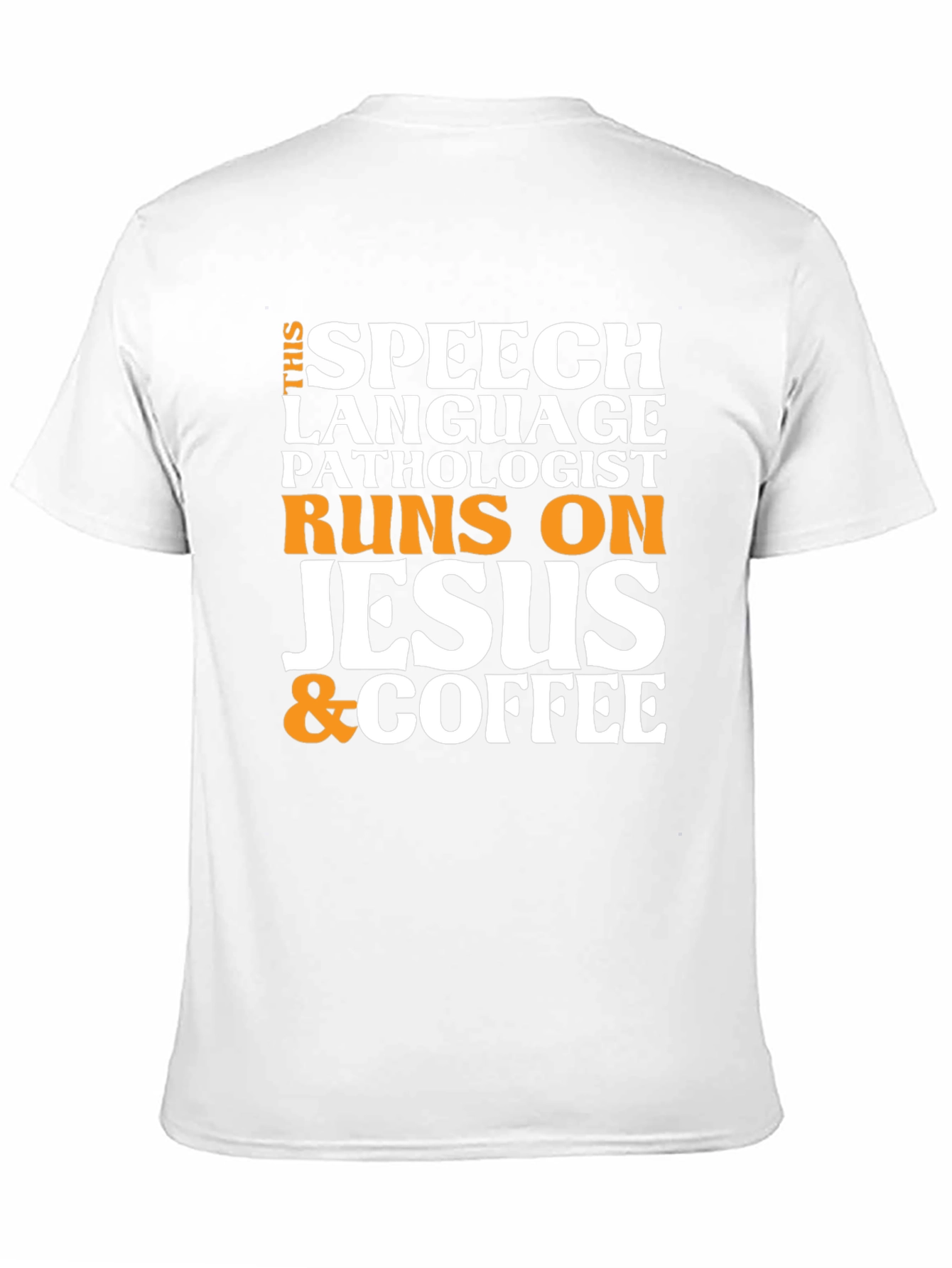 Black Speech Pathologist Jesus & Coffee T-Shirt view 11
