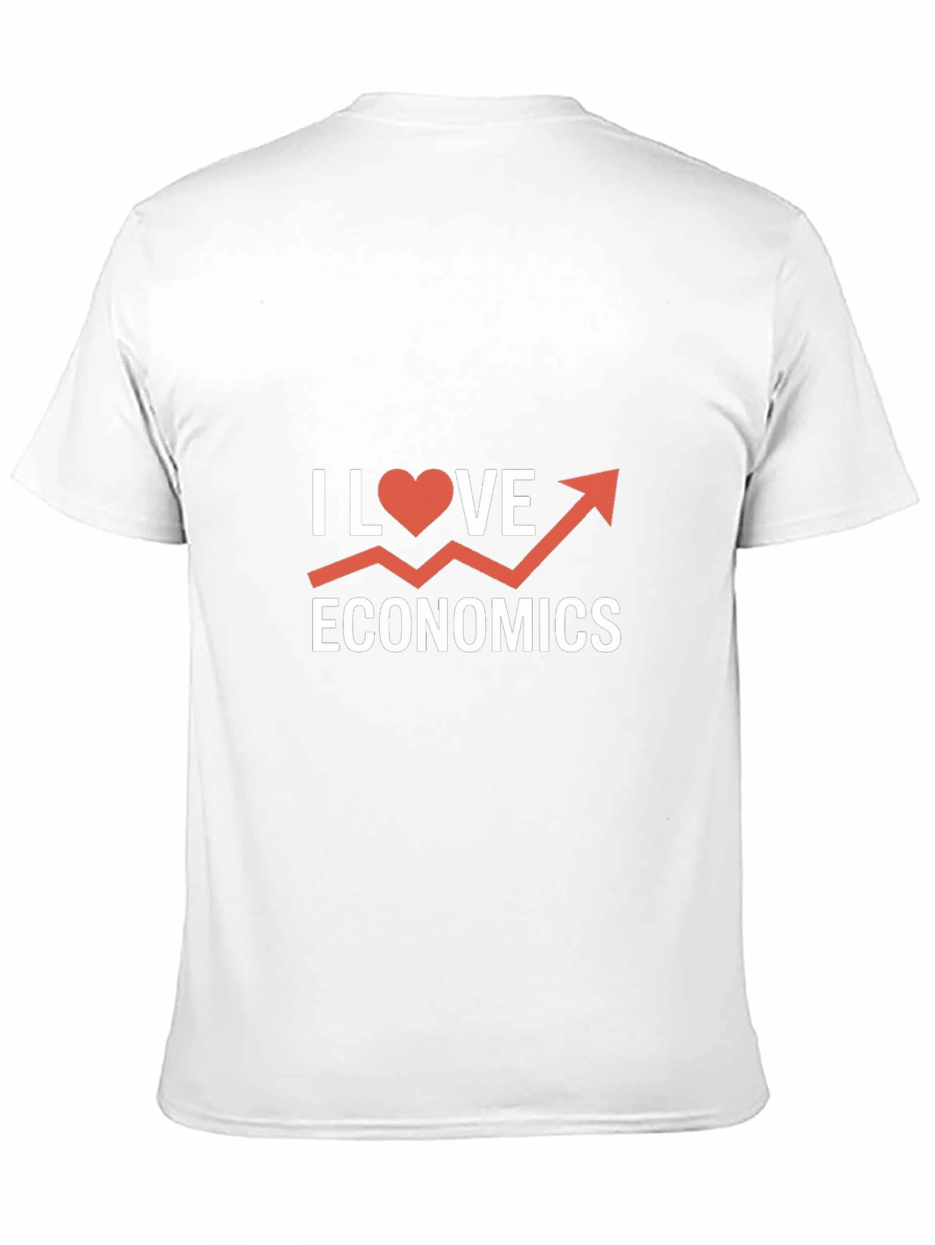 Black I Love Economics Graphic Tee - Black Cotton Shirt view 11