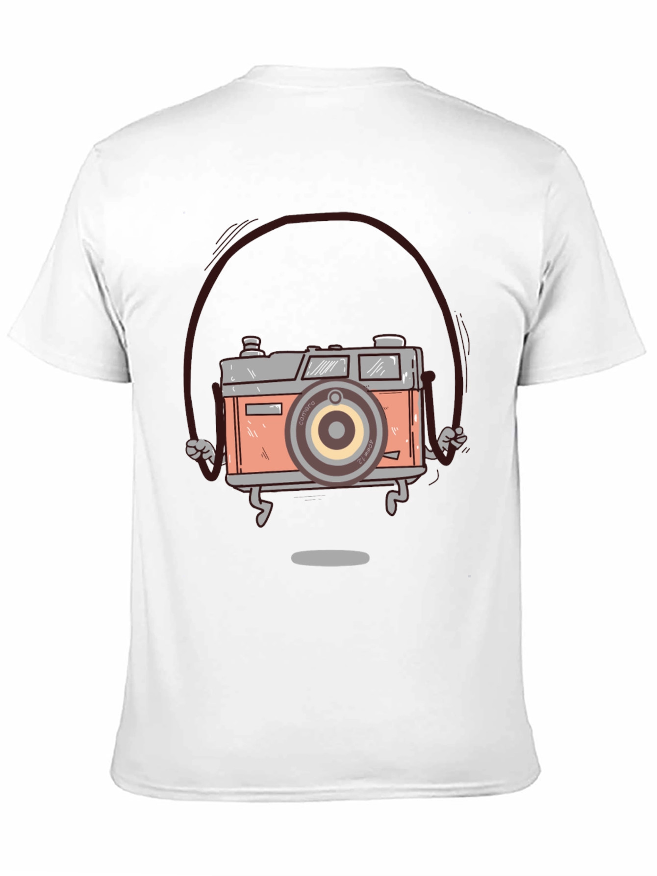 Black Vintage Camera Graphic Tee - Cool Retro Style view 11