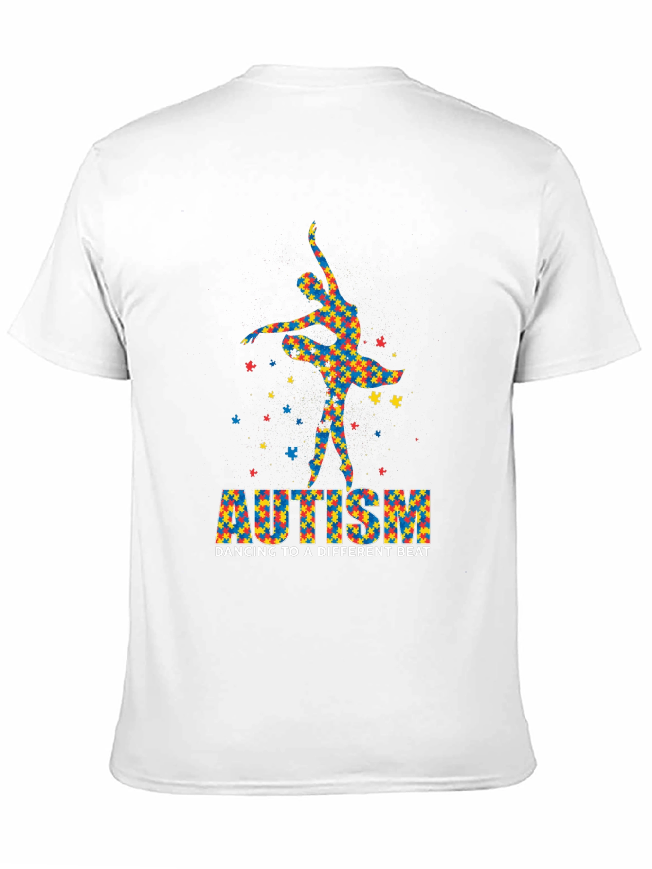Black Autism Awareness Dancer T-Shirt: Dancing to a Different Beat view 11