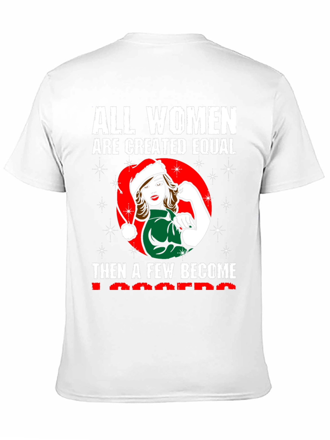 Black All Women Are Created Equal T-Shirt view 11