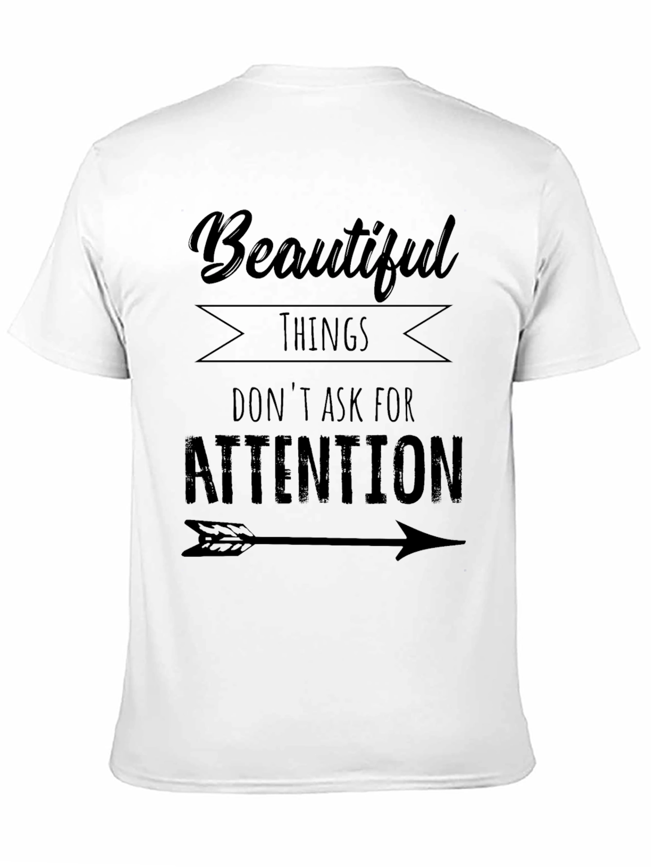 Black Beautiful Things Tee - Black Graphic Print T-Shirt view 11