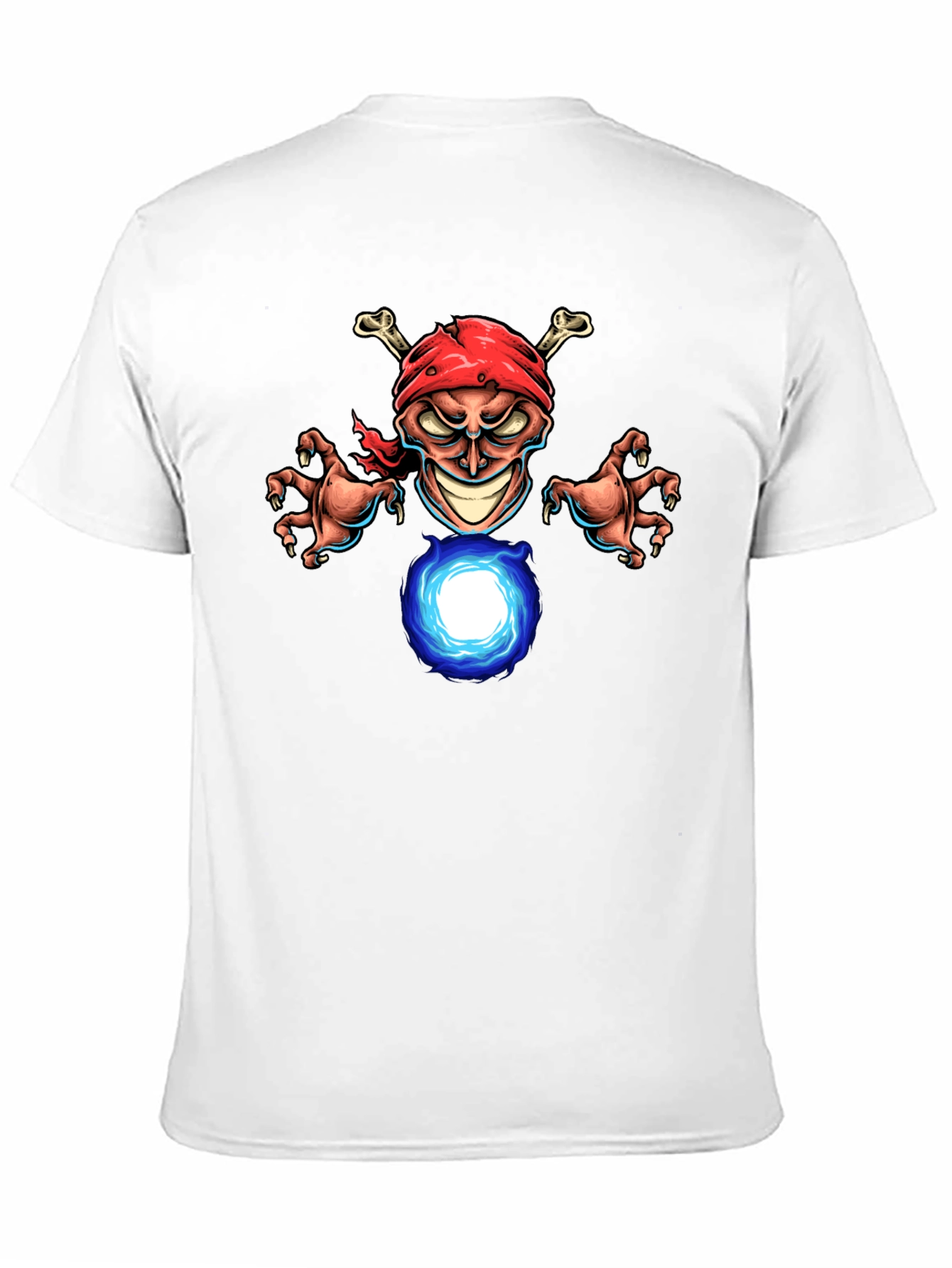Black Pirate Wizard Graphic T-Shirt view 11