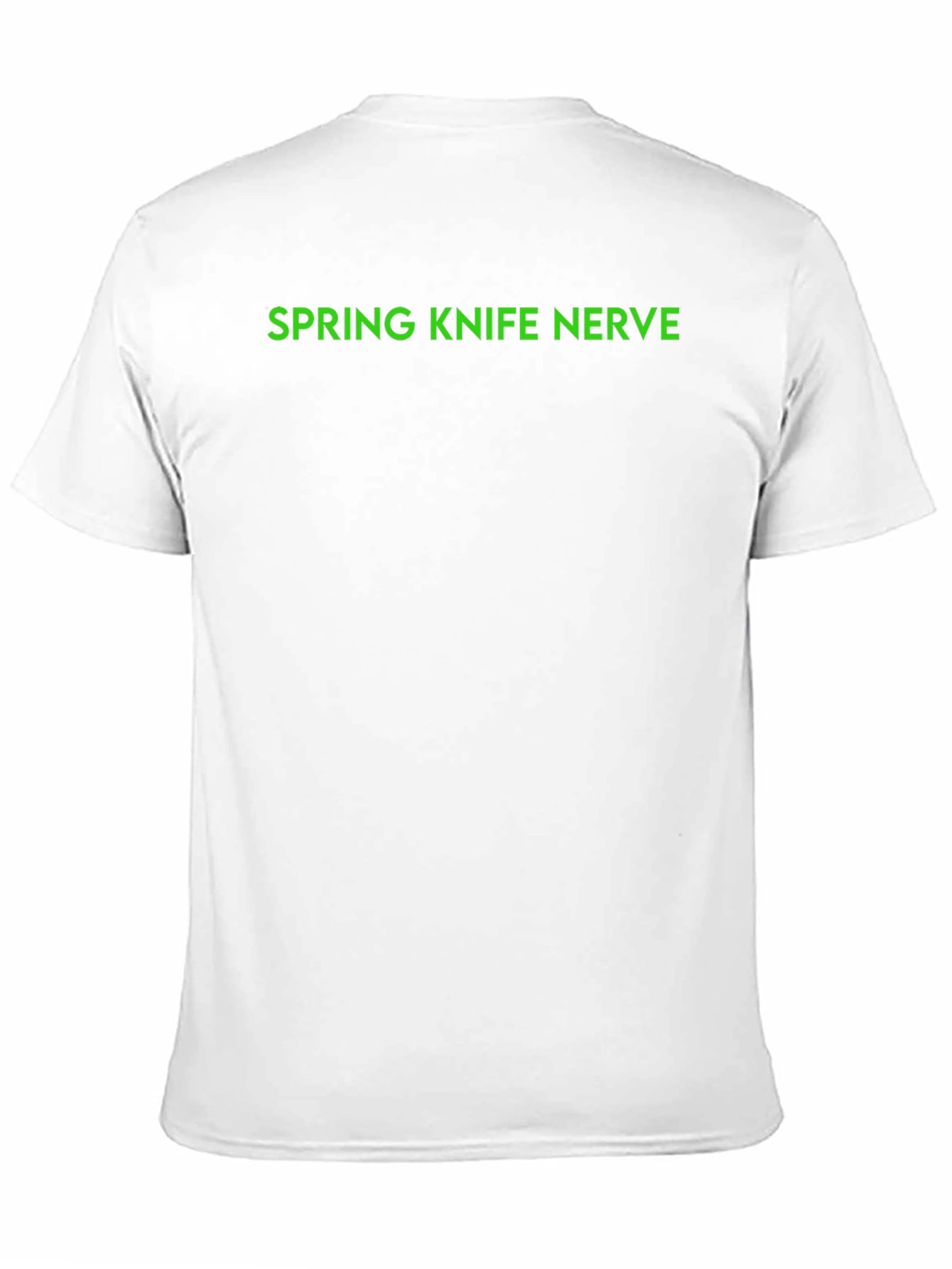 Black Spring Knife Nerve - Black T-Shirt view 11