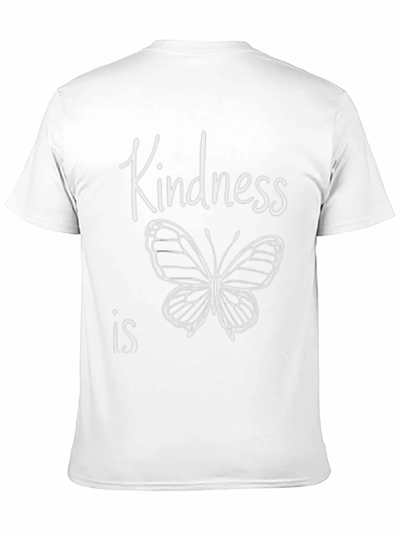 Black Kindness Butterfly Graphic Tee view 11