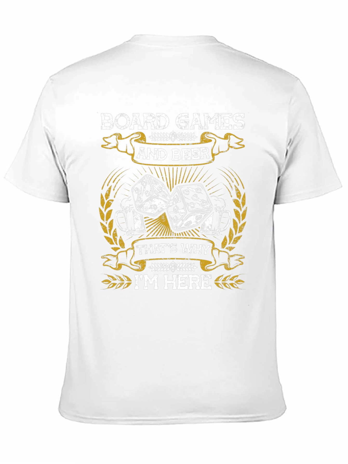 Black Board Games & Beer Graphic T-Shirt view 11