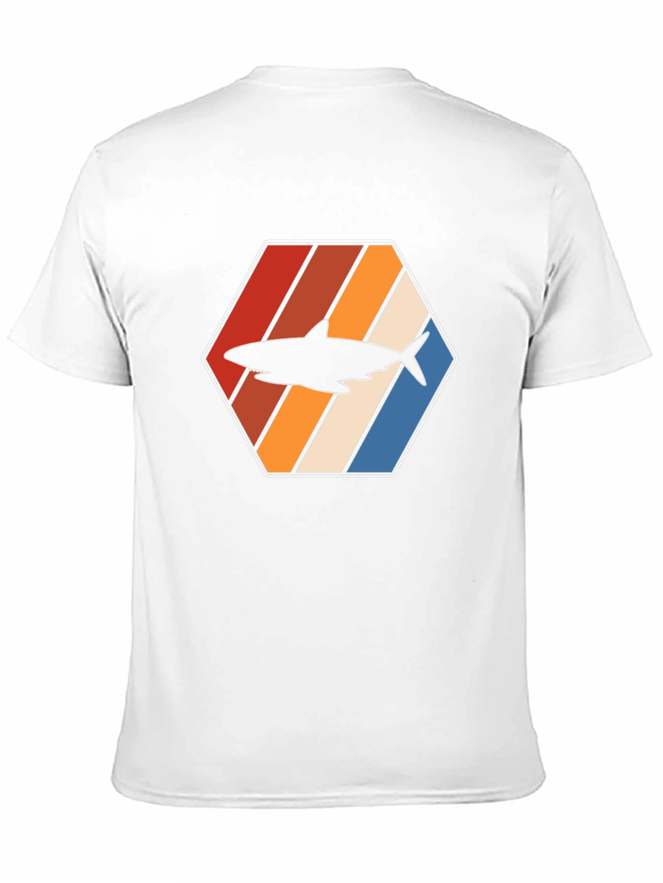 Black Retro Shark Graphic Tee - Black view 11