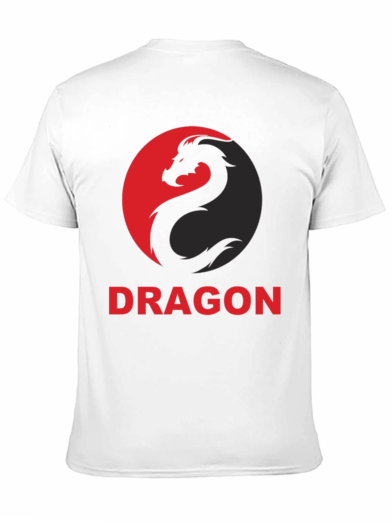 Black Dragon Graphic Tee - Black Cotton T-Shirt view 11
