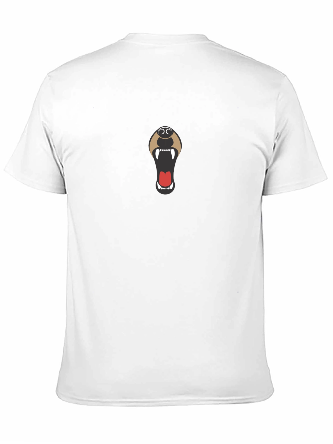 Black Bear Mouth Graphic Black T-Shirt view 11