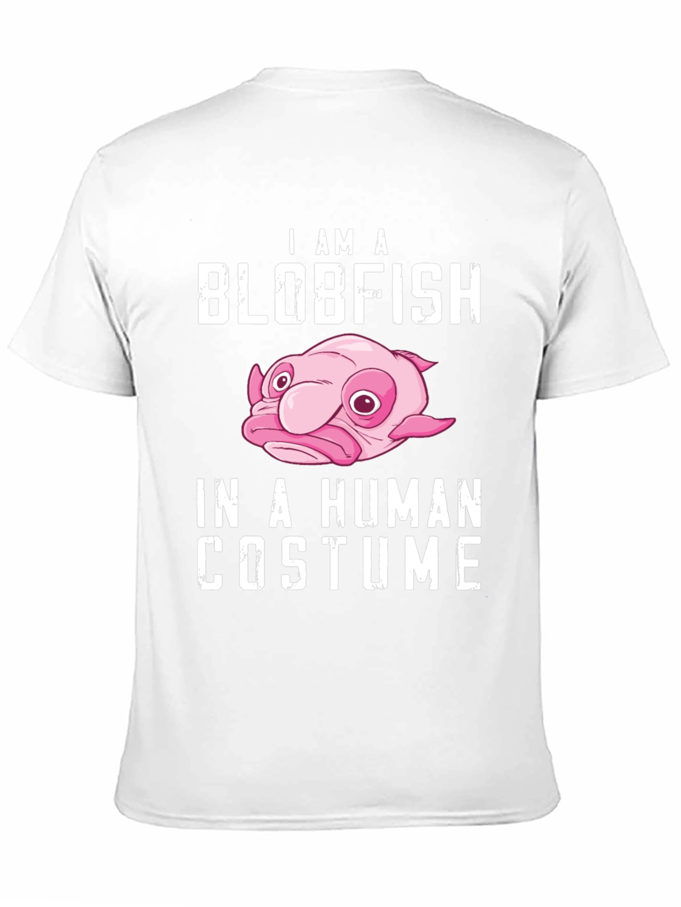 Black Blobfish in Human Costume T-Shirt view 11