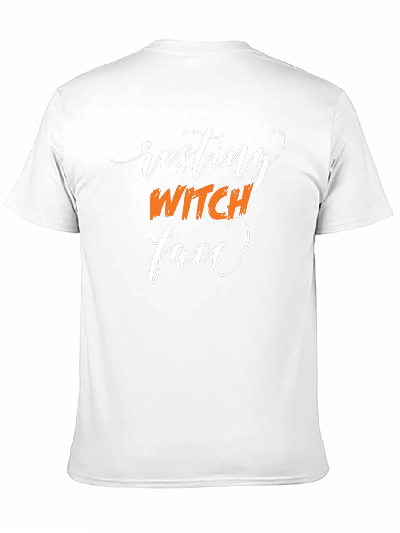 Black Resting Witch Face Black Tee view 11