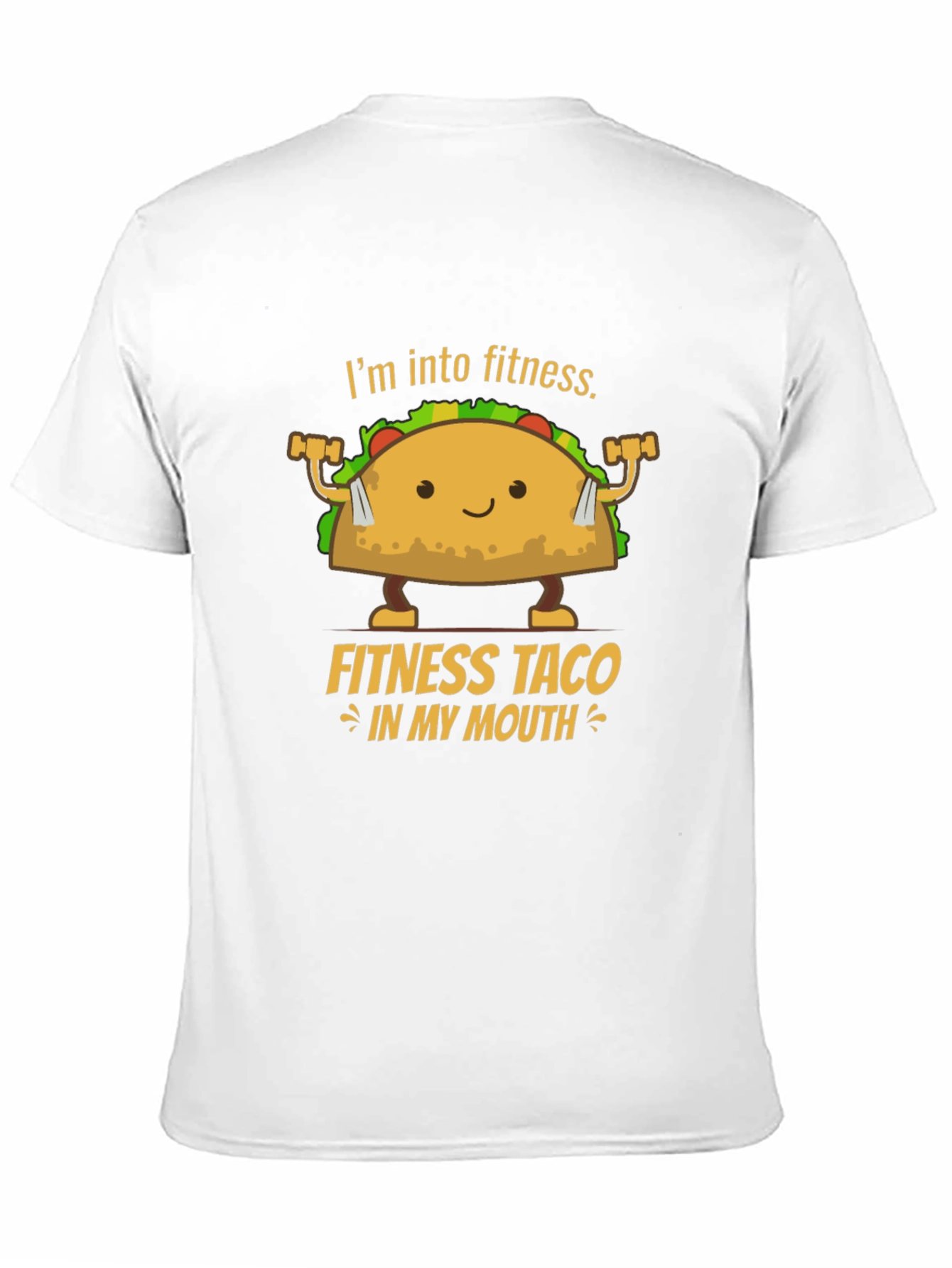 Black Fitness Taco T-Shirt - Humorous Workout Tee view 11