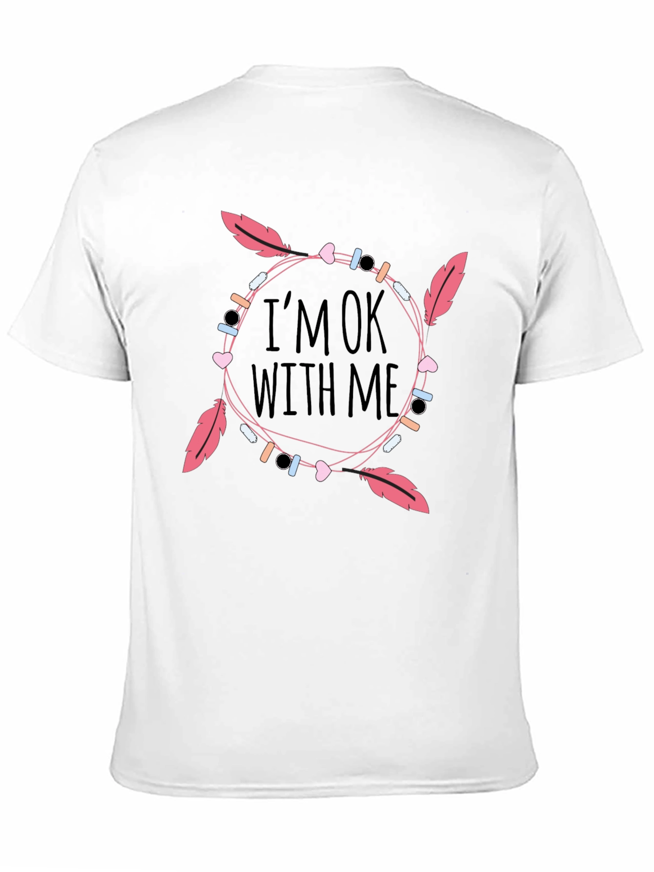 Black I'm OK With Me Graphic T-Shirt view 11