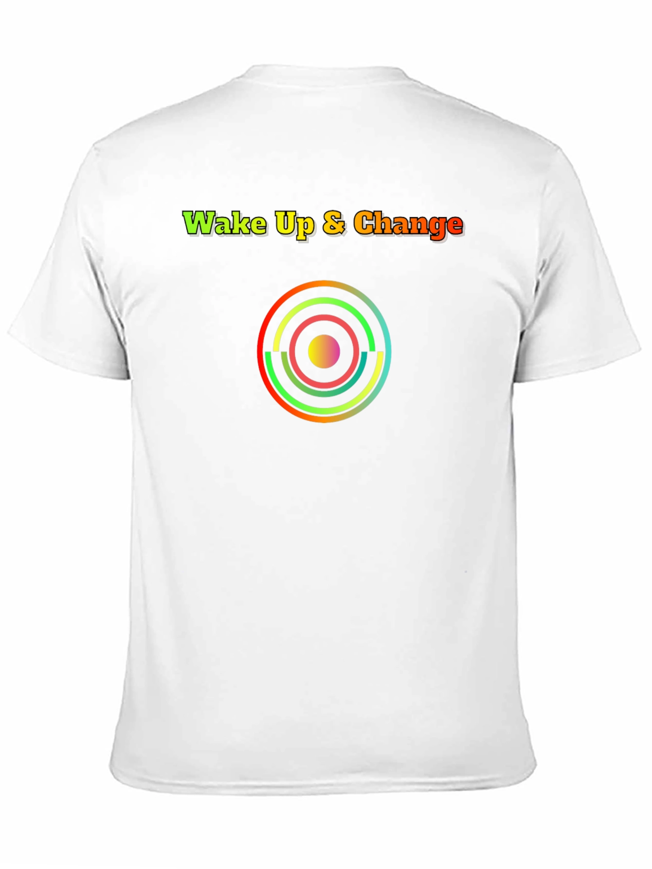 Black Wake Up & Change Graphic Tee view 11