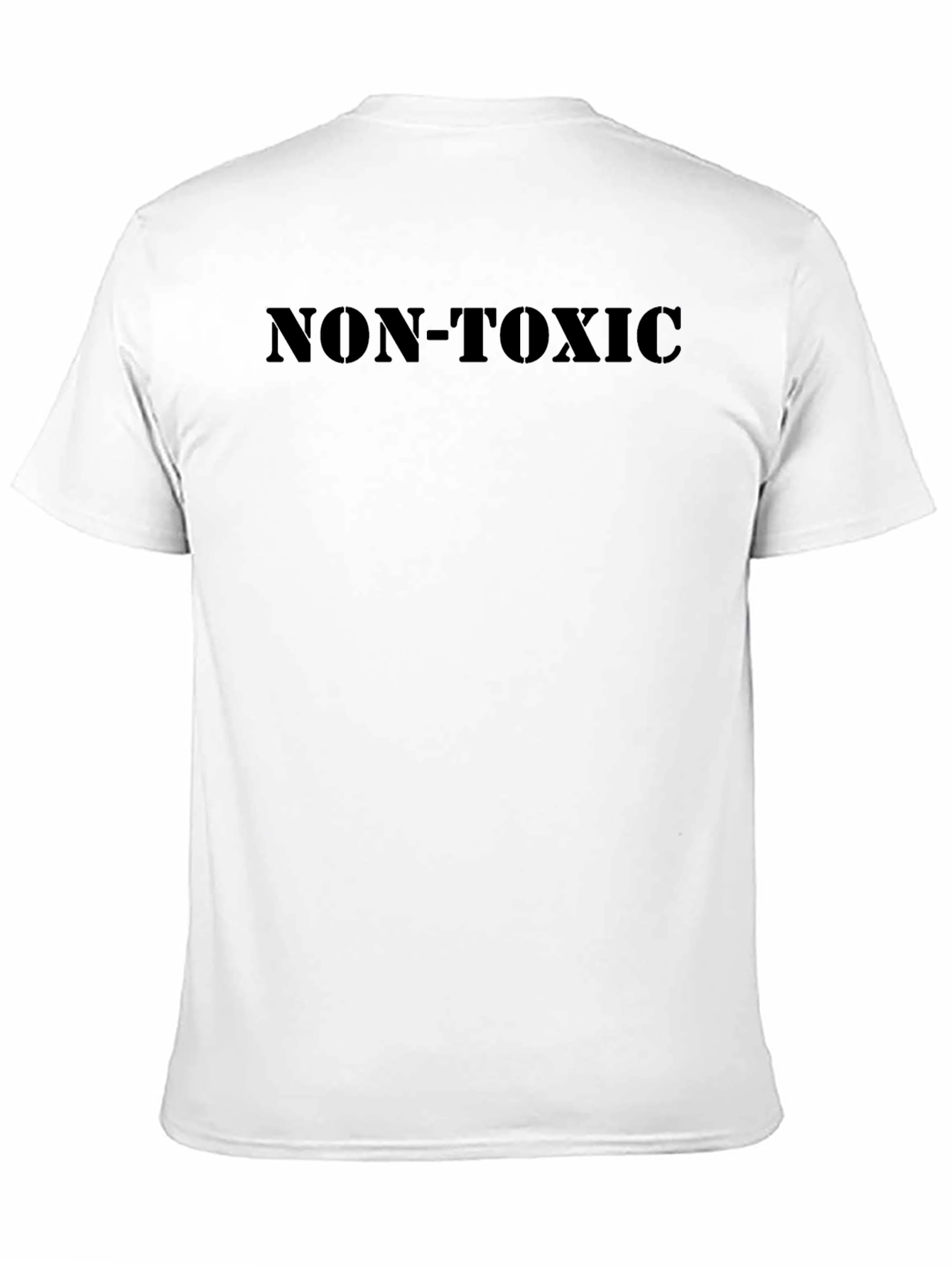 Black Non-Toxic Statement T-Shirt - Black view 11