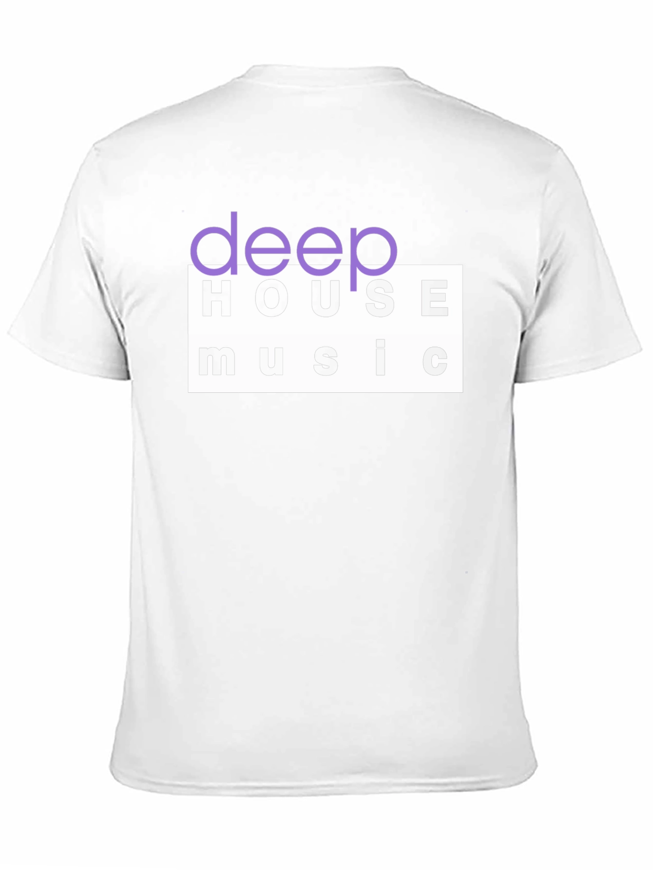 Black Deep House Music Black Graphic T-Shirt view 11