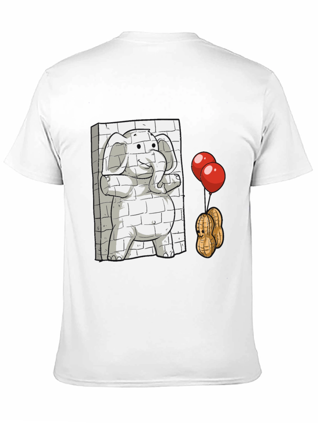 Black Elephant & Peanuts Graphic T-Shirt view 11