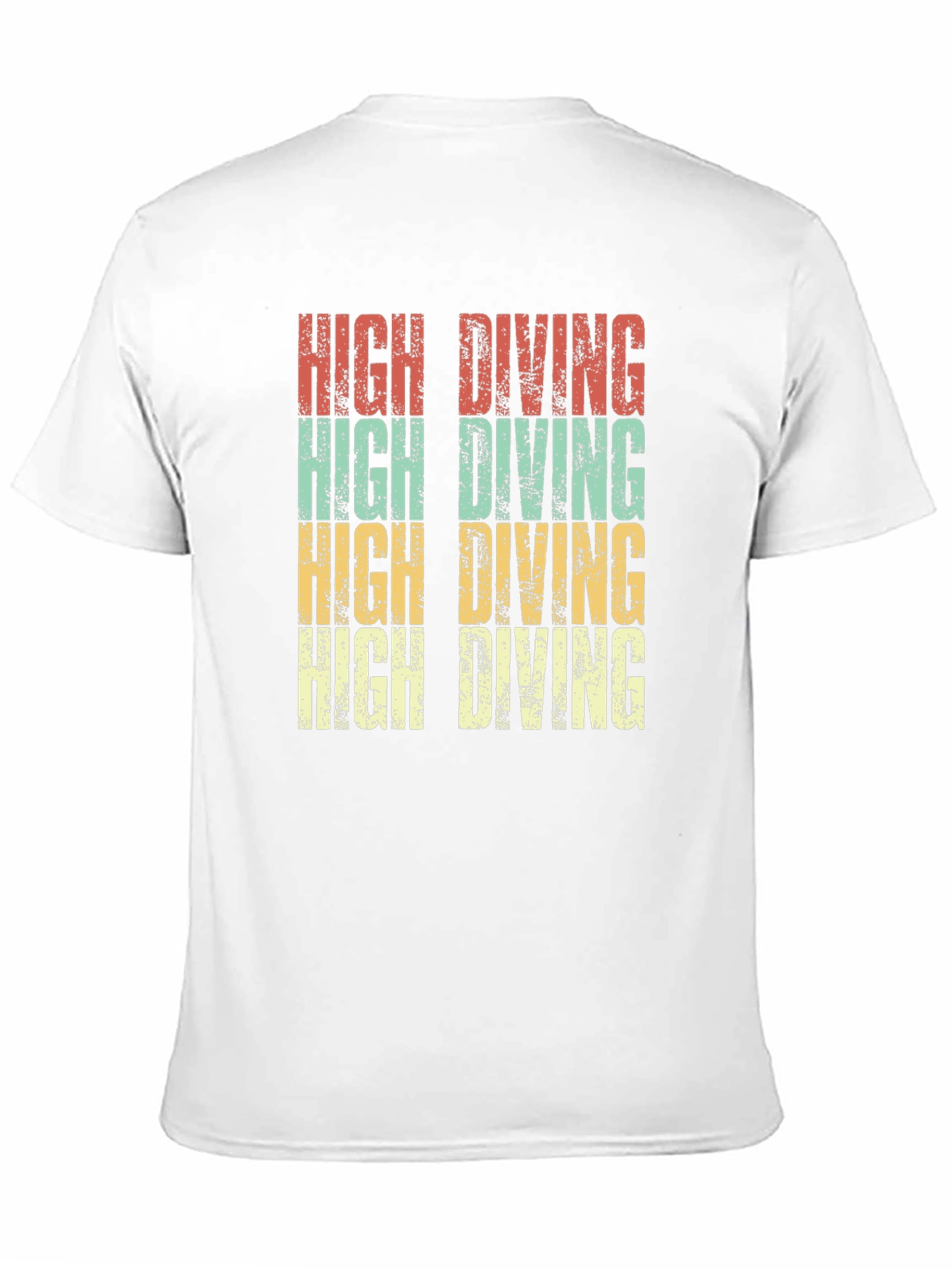 Black High Diving Retro T-Shirt view 11