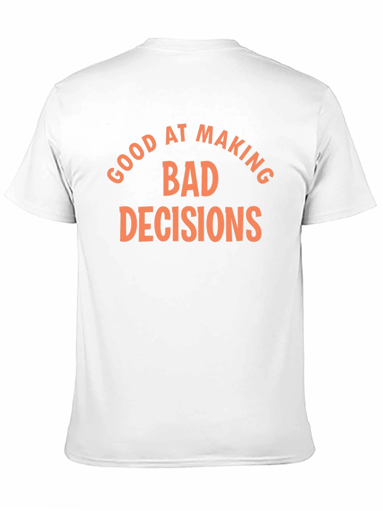 Black Funny "Bad Decisions" Graphic T-Shirt view 11