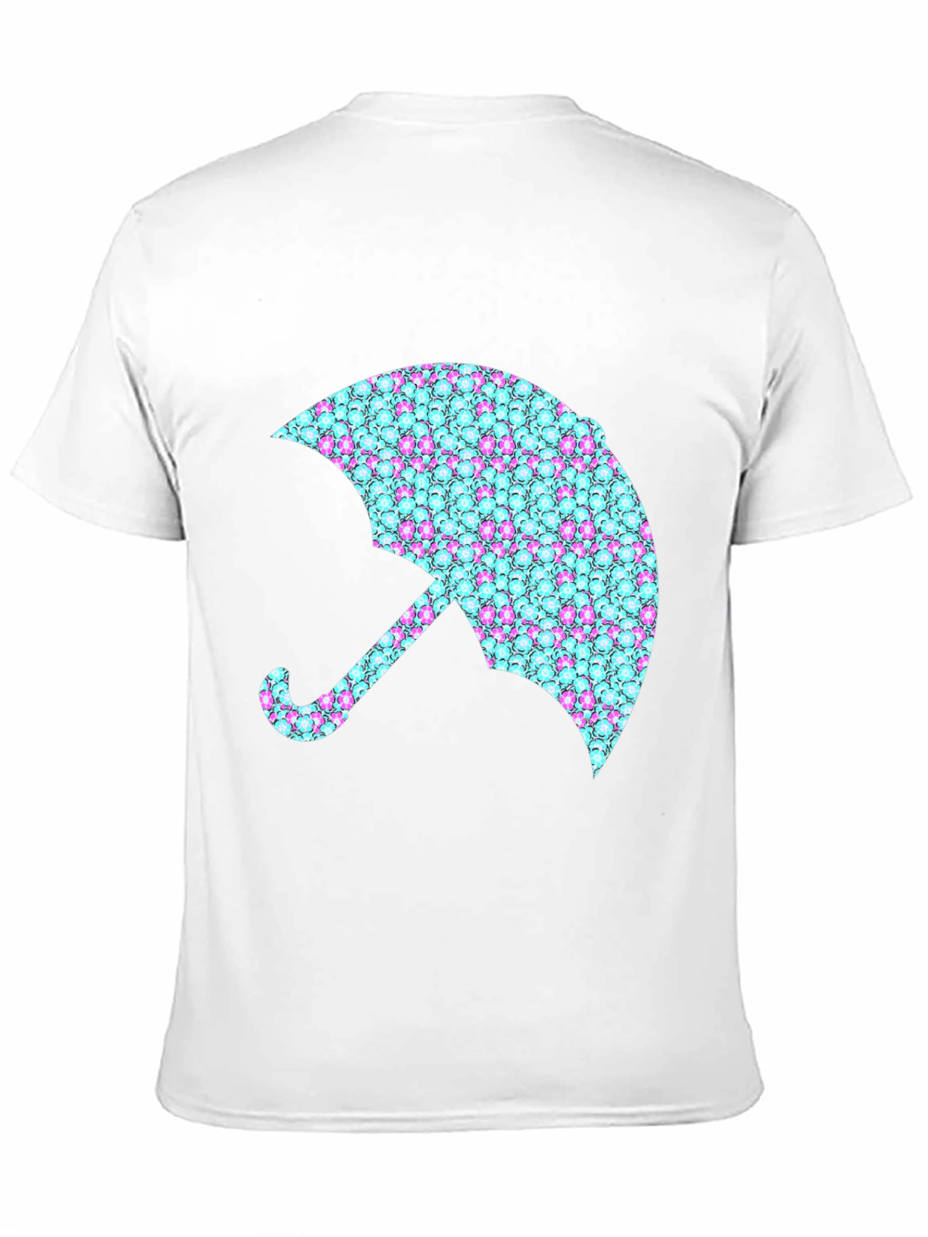 Black Funky Umbrella Graphic Tee - Black view 11