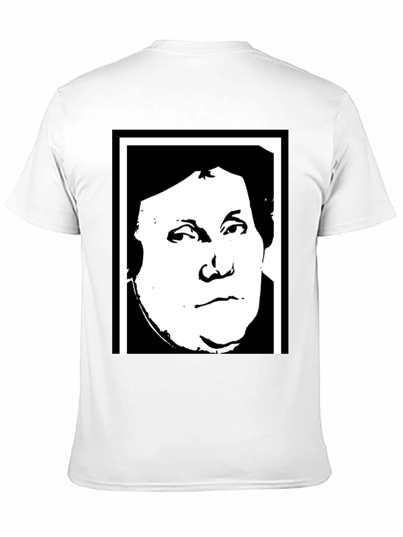 Black Martin Luther Graphic Tee - Black Unisex T-Shirt view 11