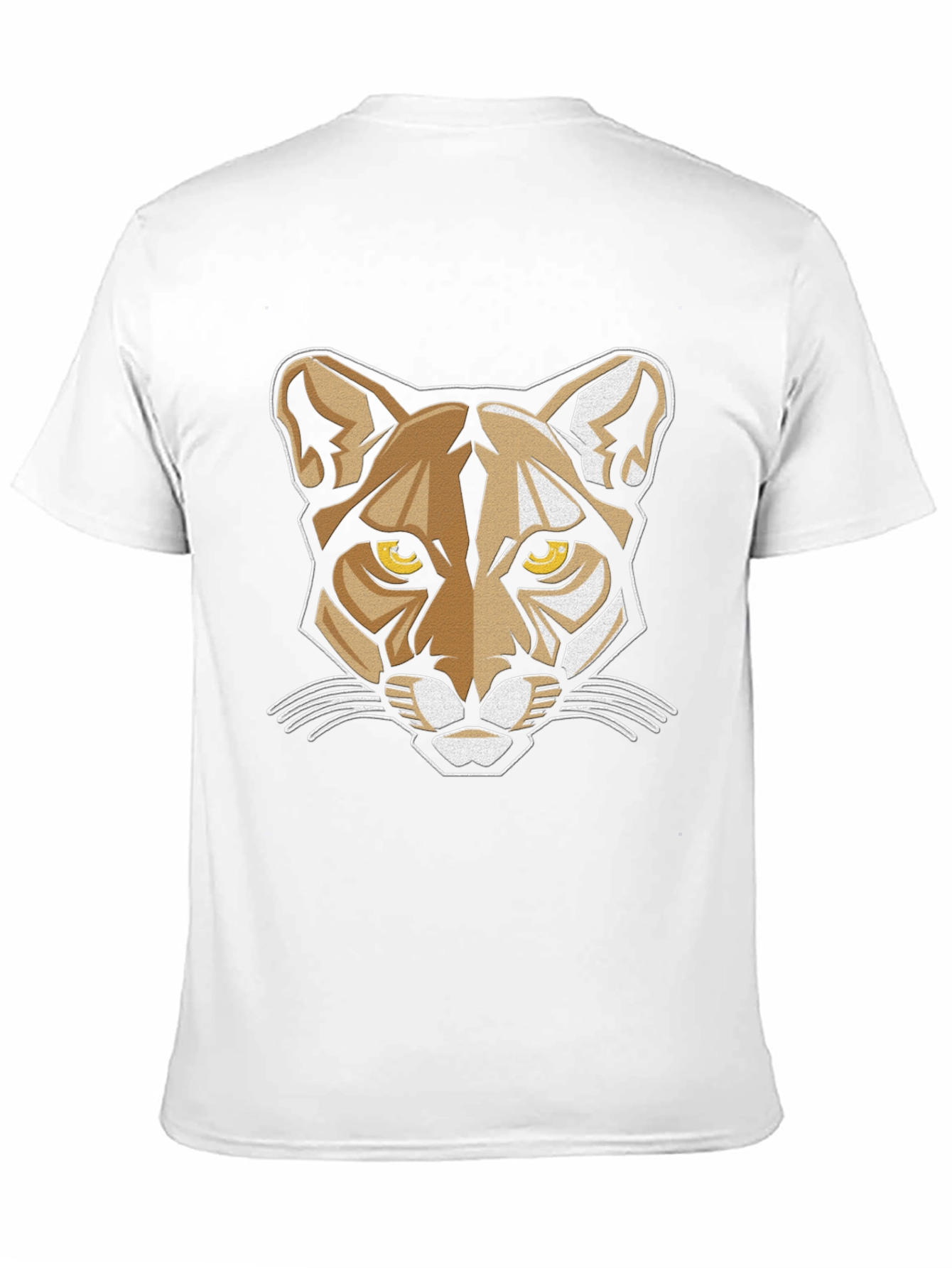 Black Cool Cat Graphic Tee - Black Crew Neck T-Shirt view 11