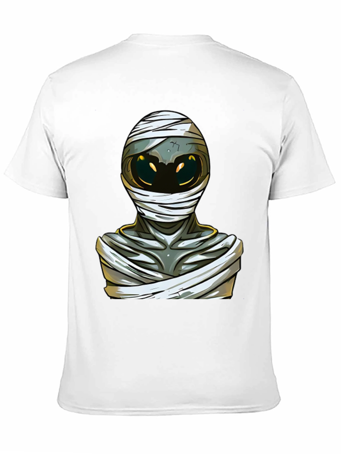 Black Mummy Graphic Tee - Unique Halloween Design view 11