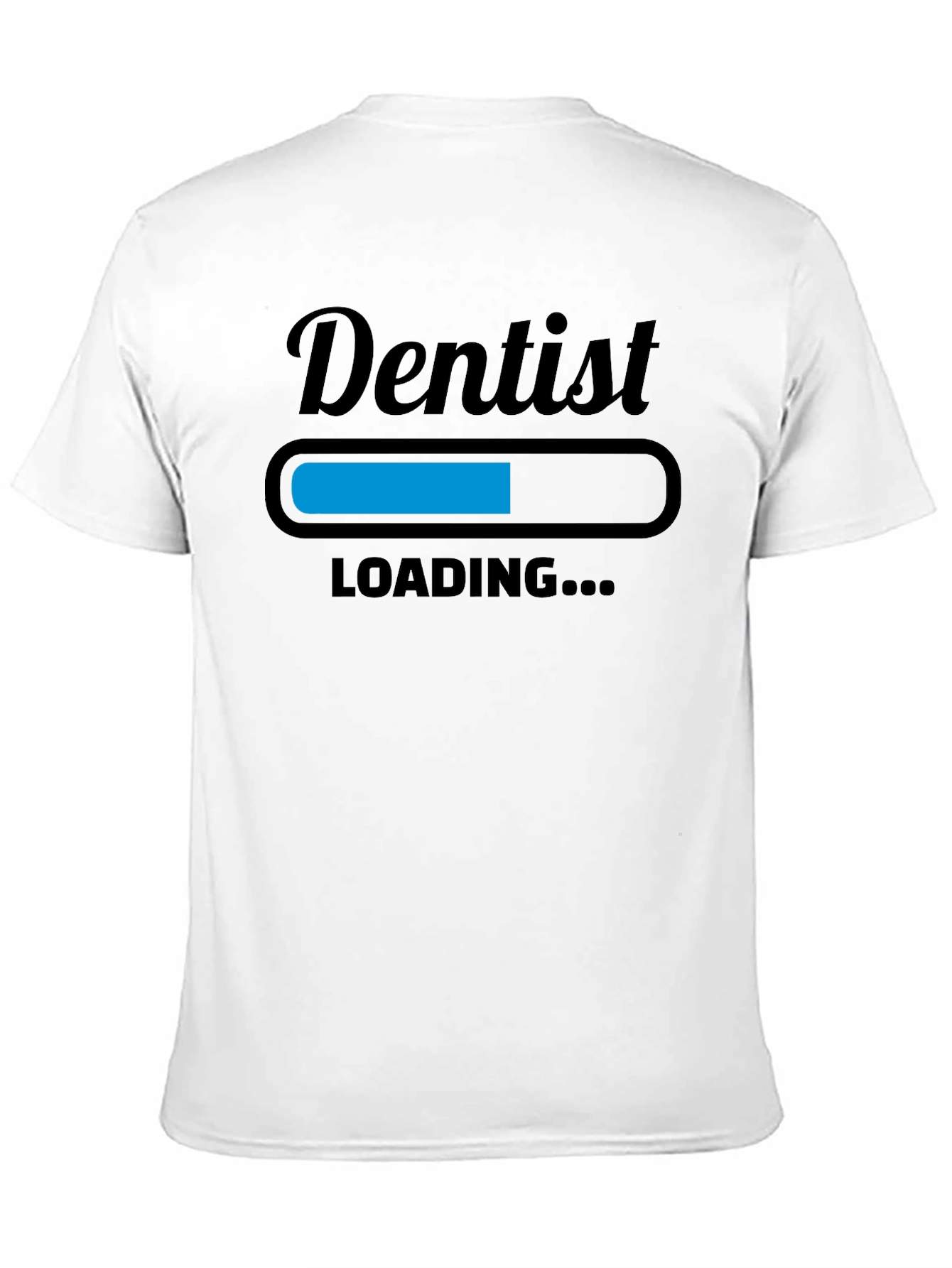 Black Dentist Loading T-Shirt - Funny Dental Apparel view 11