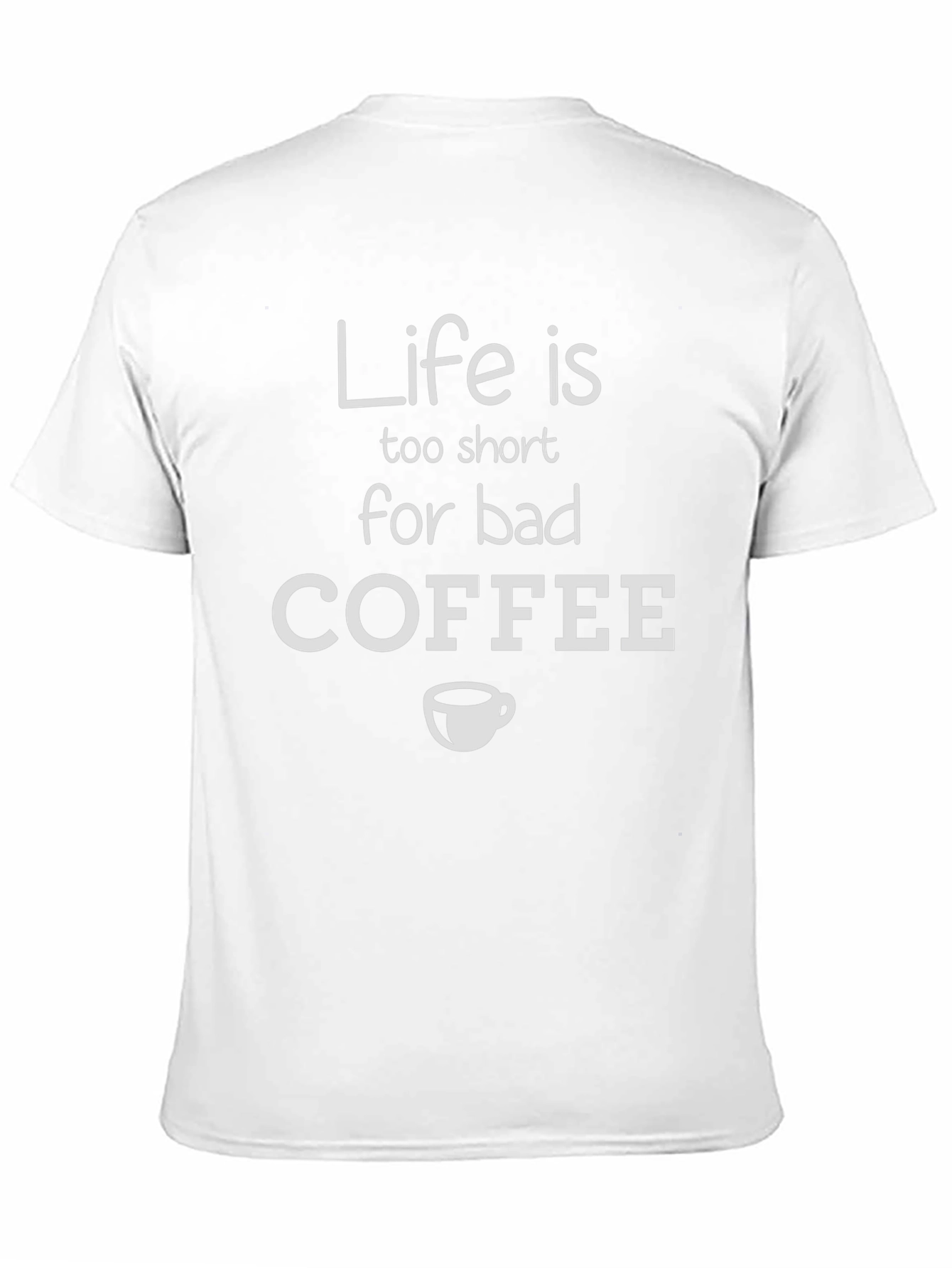 Black Life is Too Short for Bad Coffee T-Shirt view 11