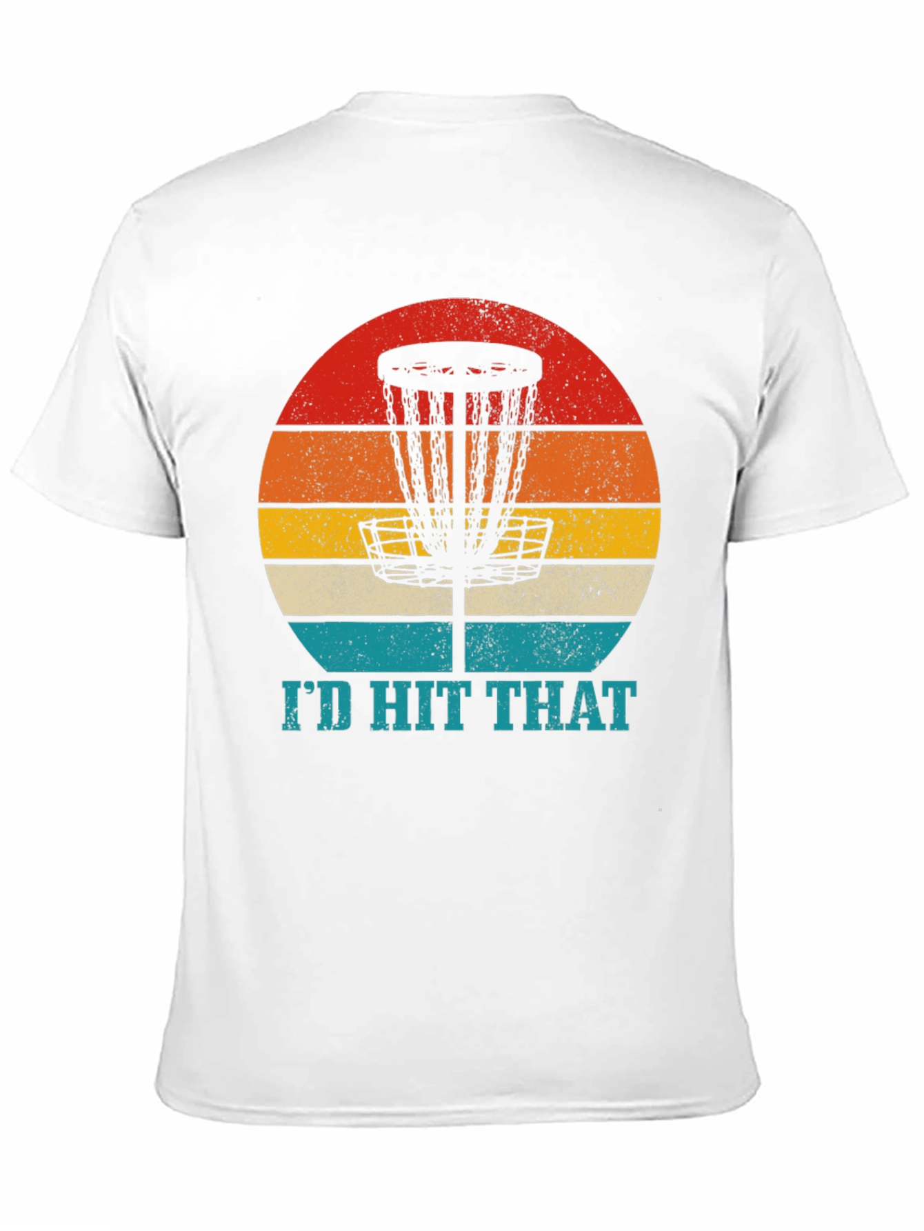 Black I'd Hit That Disc Golf T-Shirt view 11