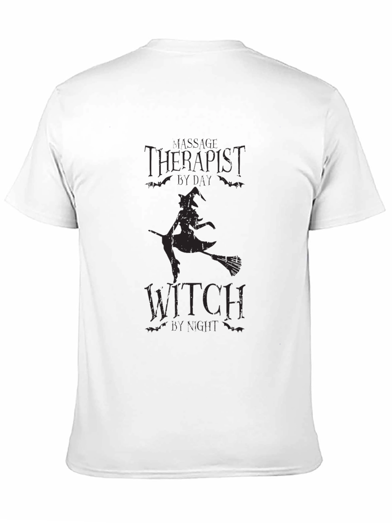Black Massage Therapist Witch T-Shirt - Halloween view 11