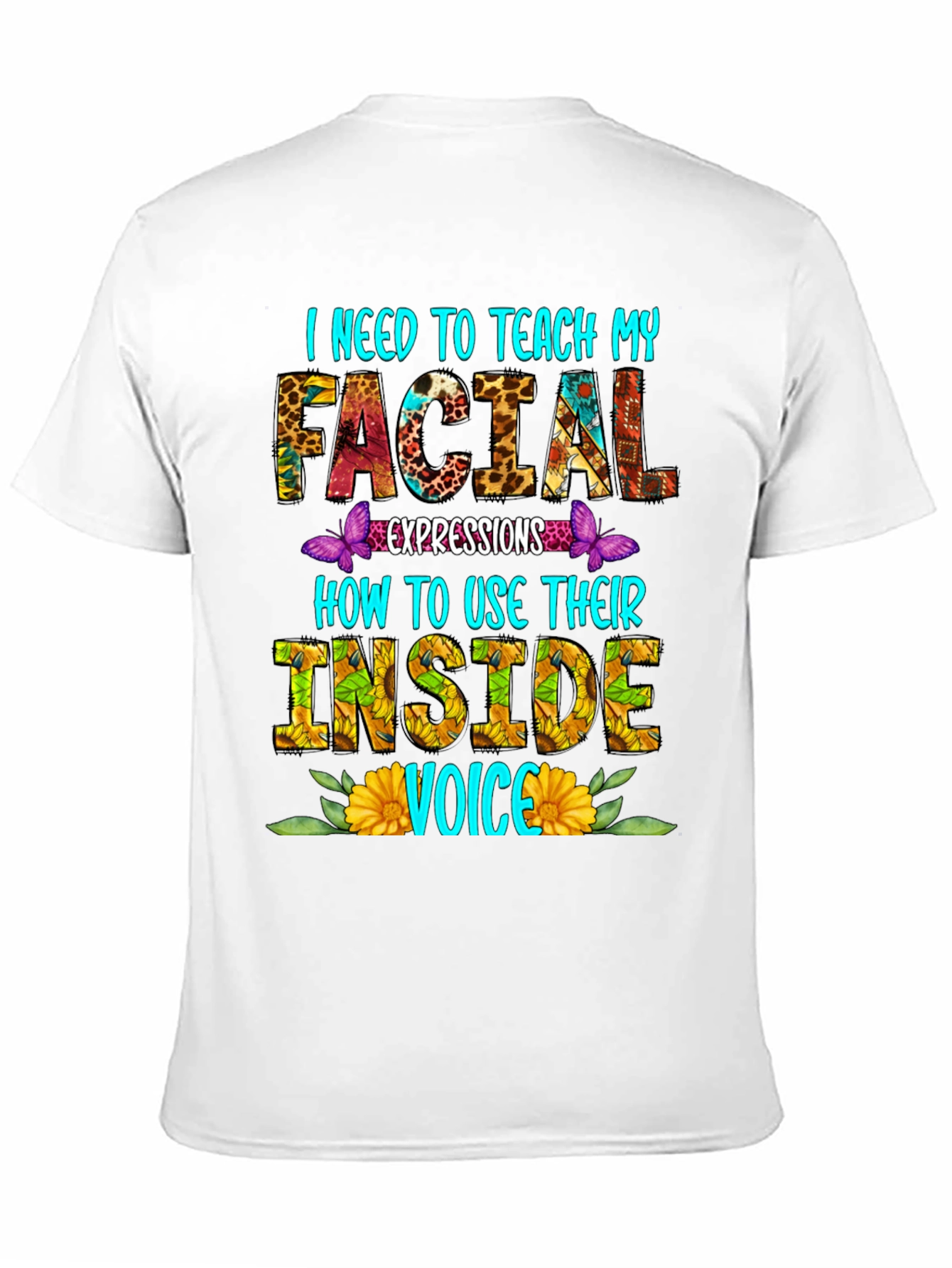 Black Teach Facial Expressions T-Shirt view 11