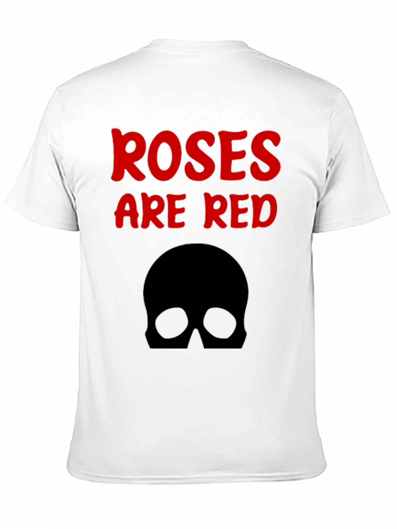 Black Roses Are Red Skull Graphic Tee view 11