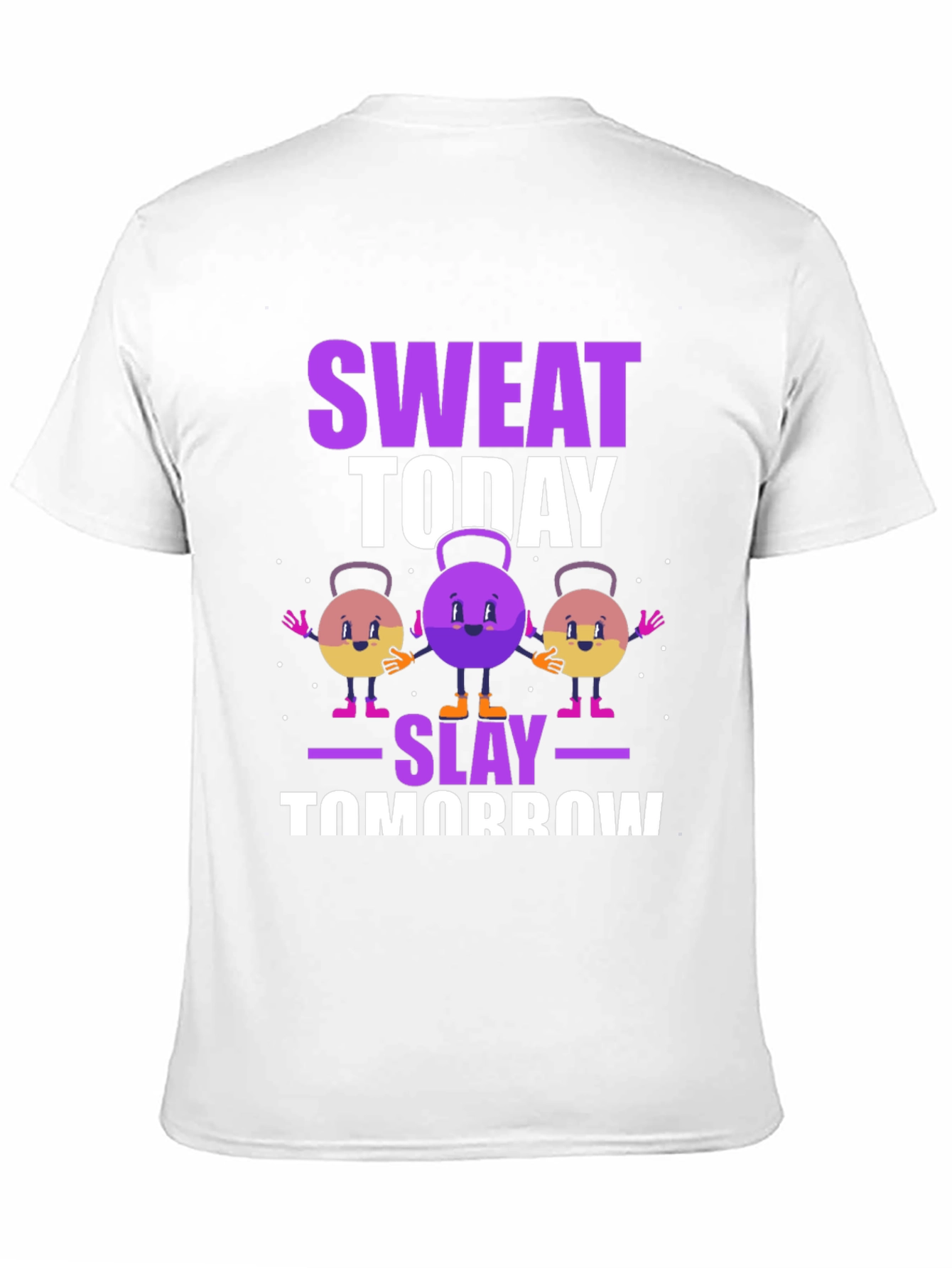 Black Sweat Today Slay Tomorrow Graphic Tee view 11