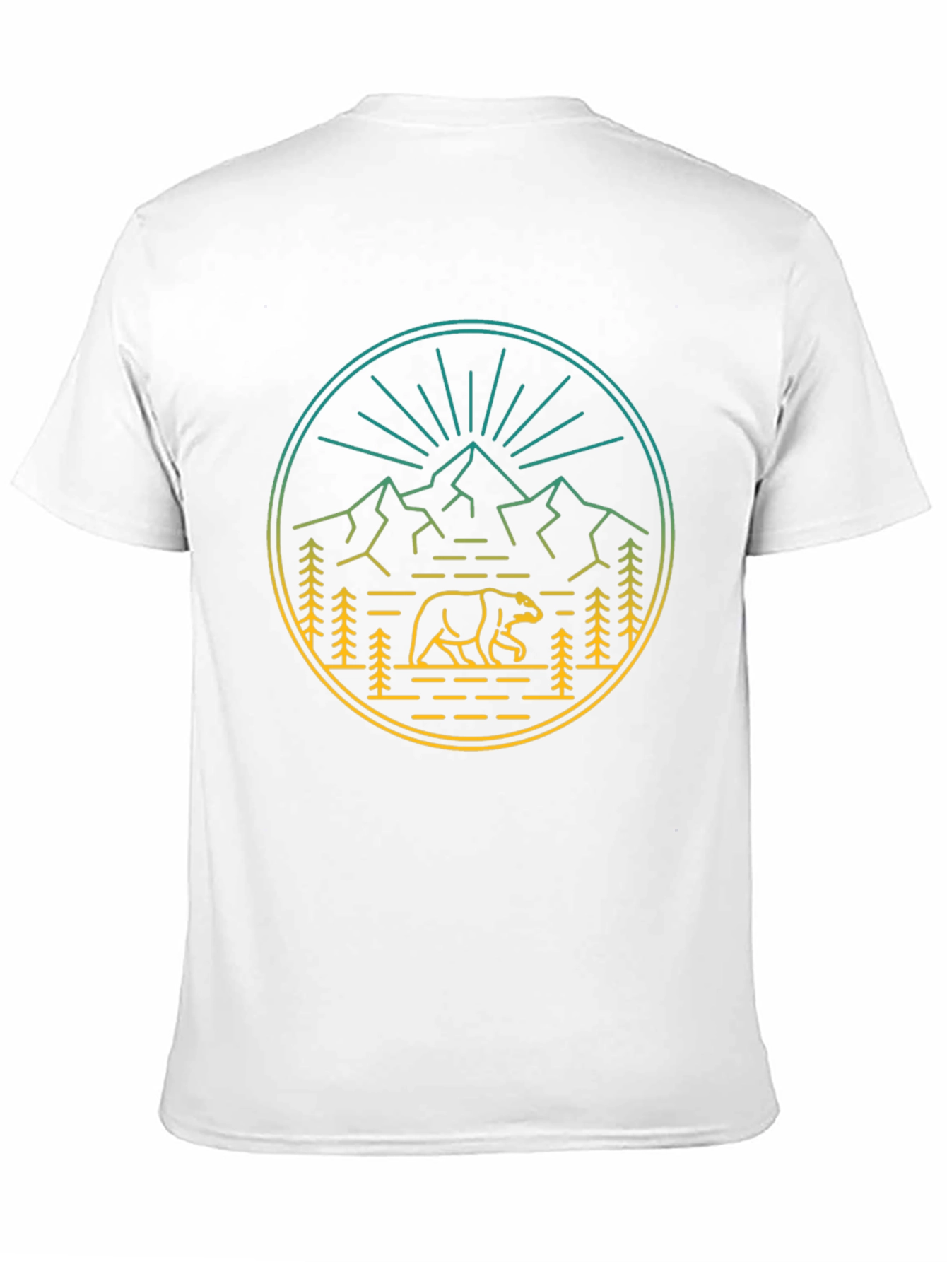 Black Mountain Bear Graphic T-Shirt - Adventure Style view 11
