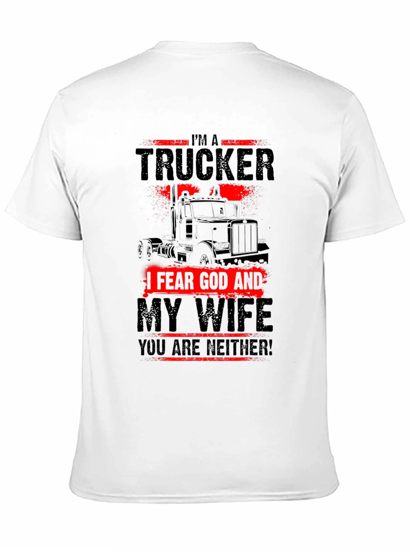 Black I'm A Trucker T-Shirt, Fear God & My Wife view 11