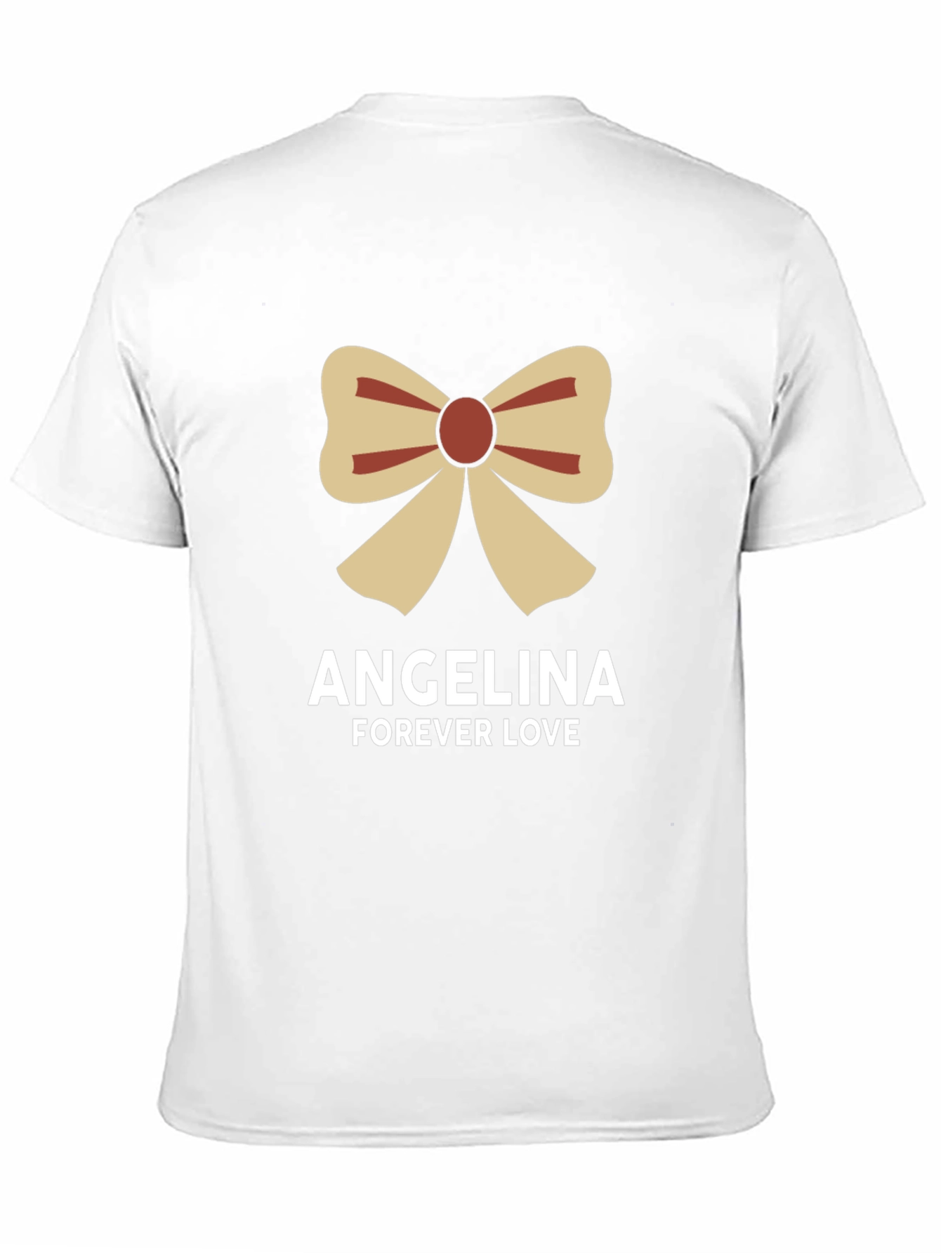 Black Angelina Forever Love Bow Graphic Tee - Black Cotton Blend view 11