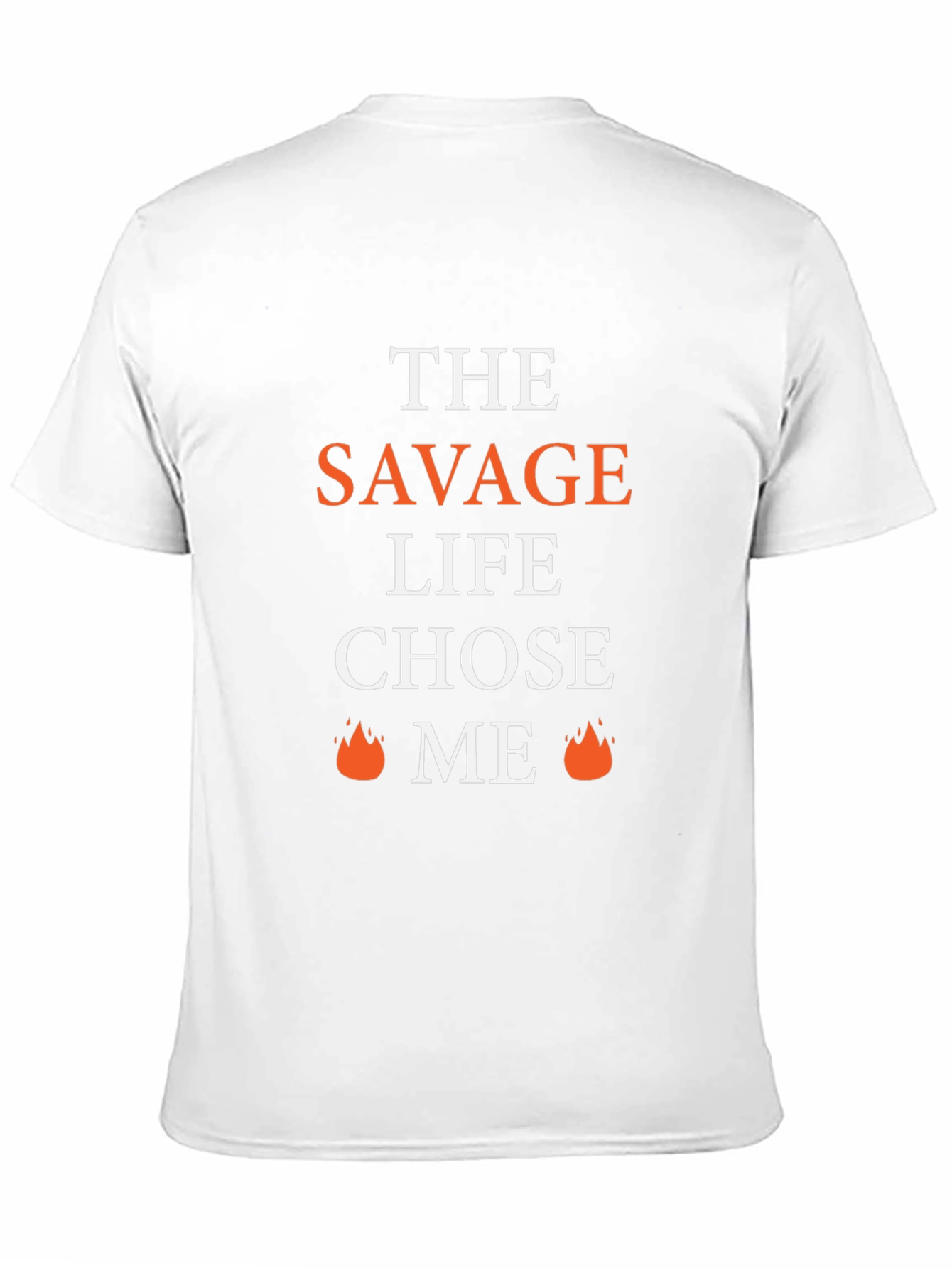 Black The Savage Life T-Shirt - Black Graphic Tee view 11