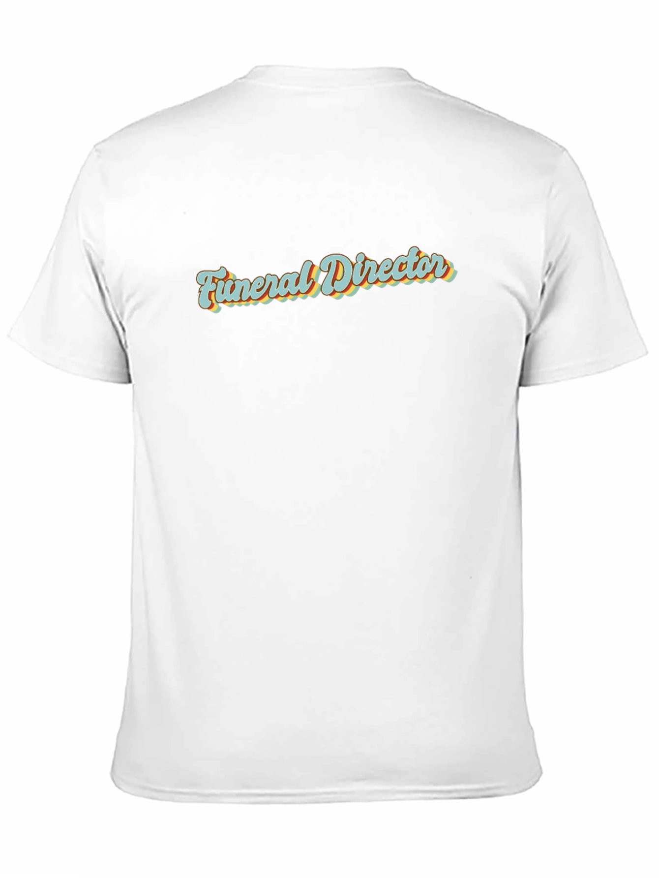 Black Funeral Director Retro T-Shirt view 11