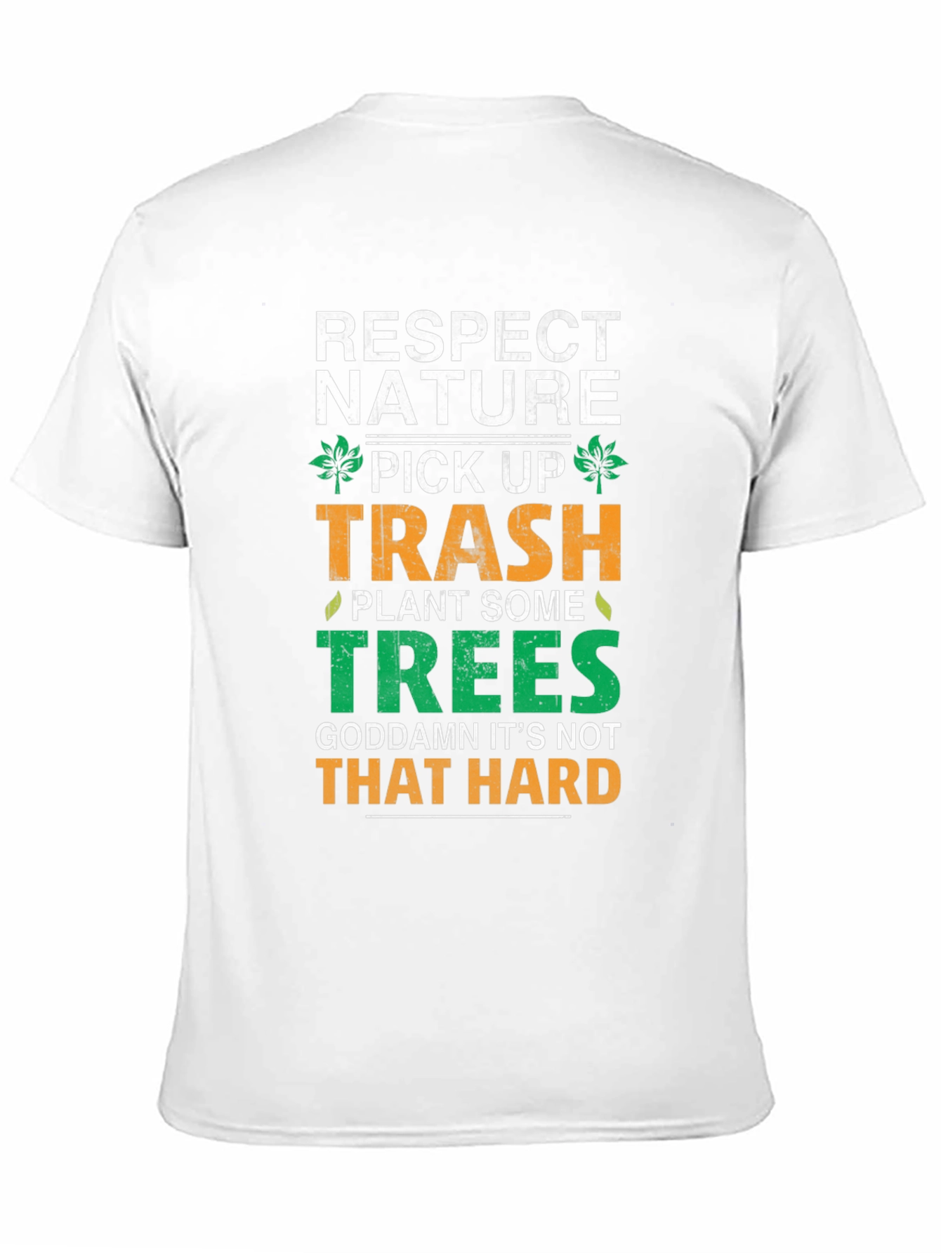 Black Respect Nature Black Graphic Tee view 11