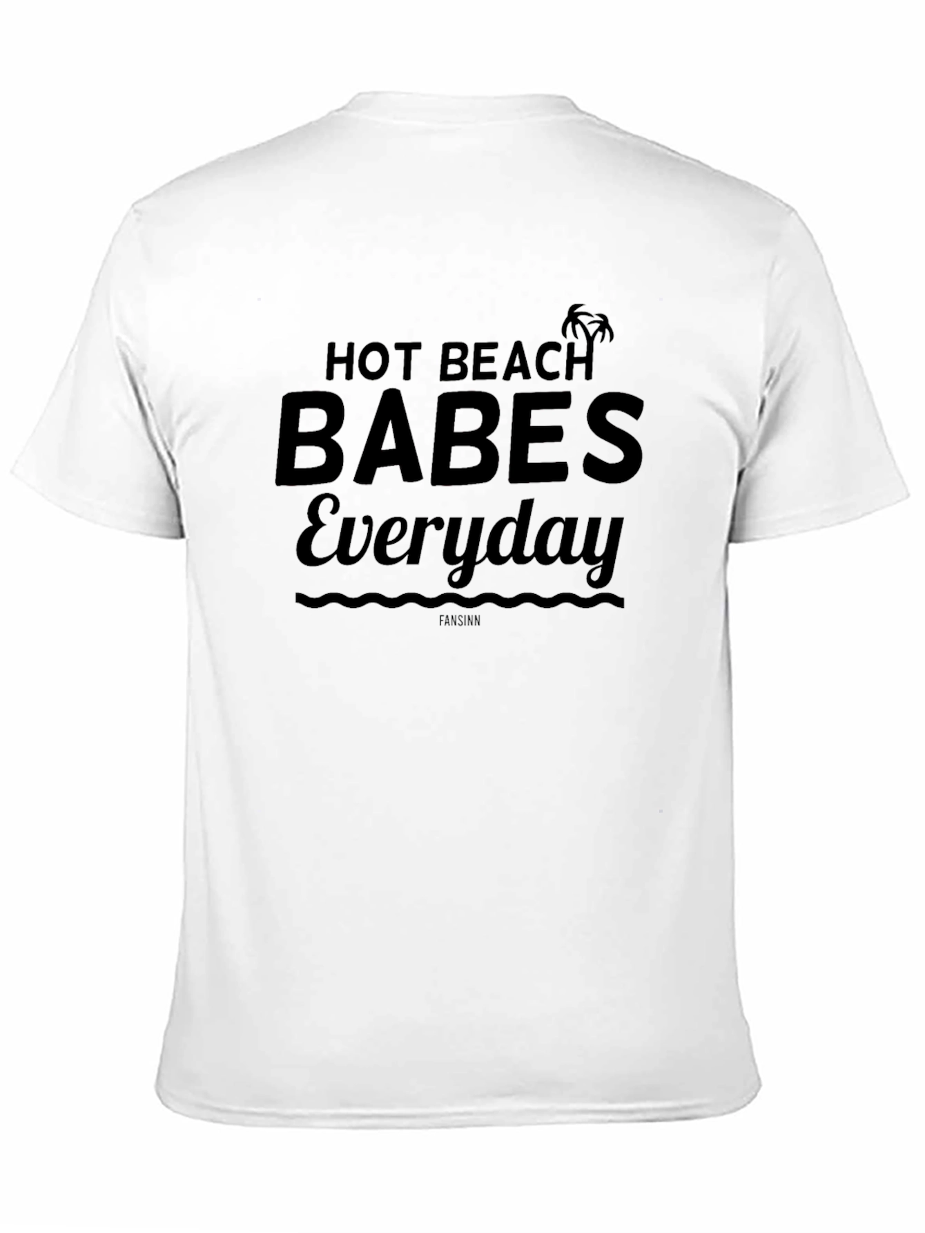Black Hot Beach Babes Everyday Graphic Tee view 11
