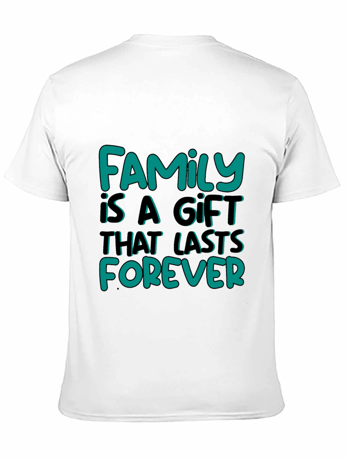 Black Family Is A Gift Graphic Tee - Black view 11