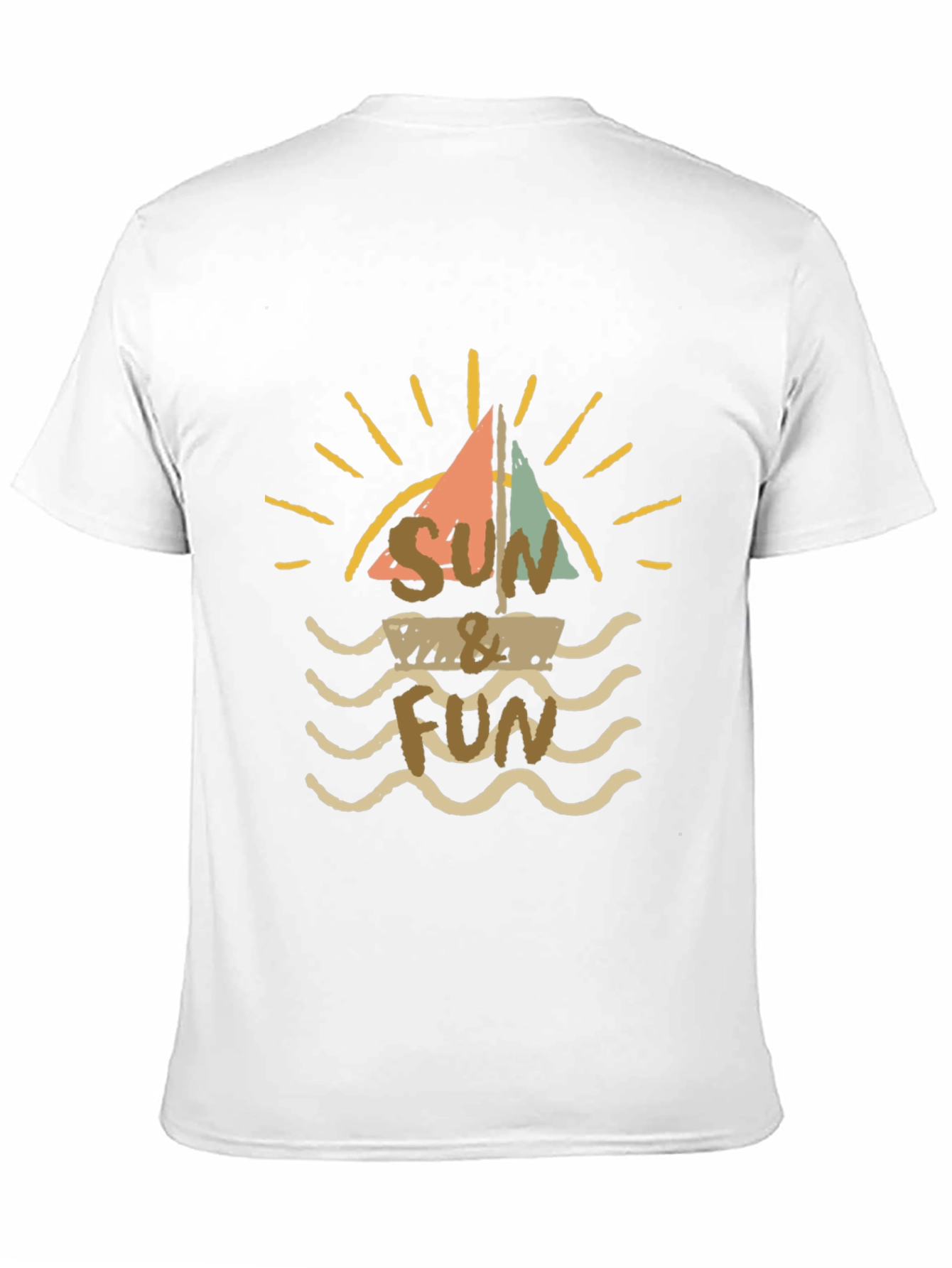 Black Sun & Fun Graphic T-Shirt - Vintage Style view 11