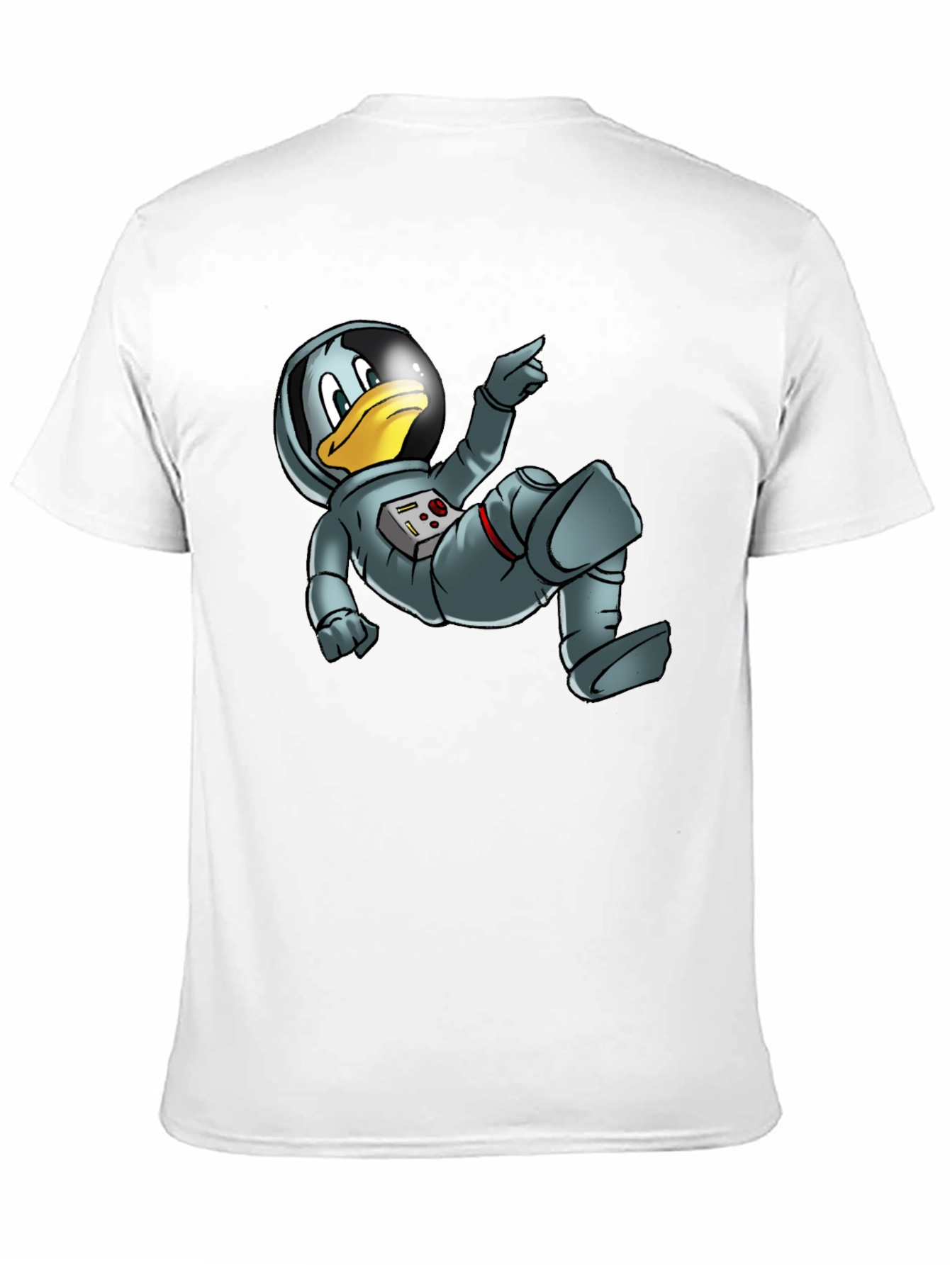 Black Astronaut Duck Graphic Tee - Black view 11