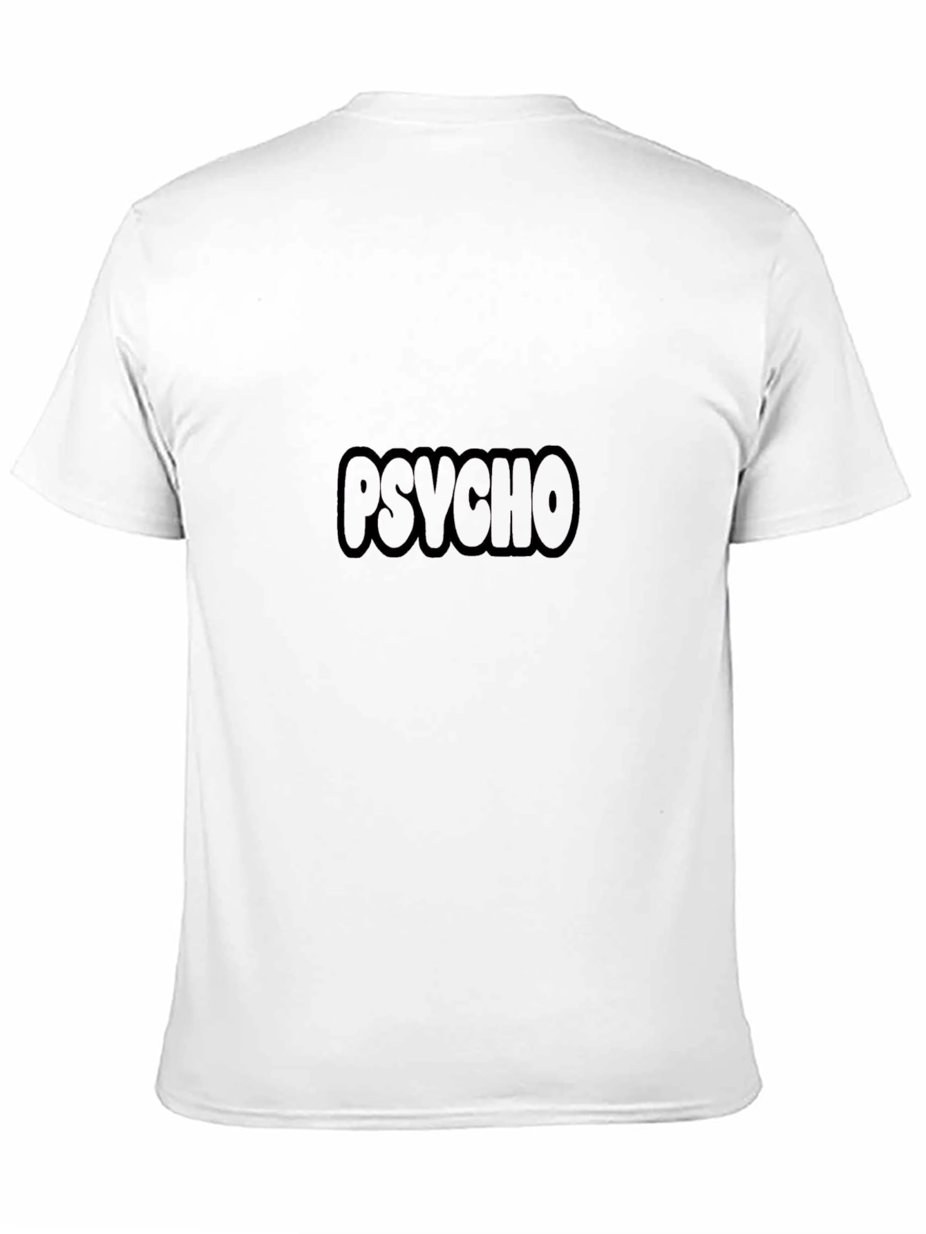 Black Psycho Graphic T-Shirt - Soft Cotton Blend view 11