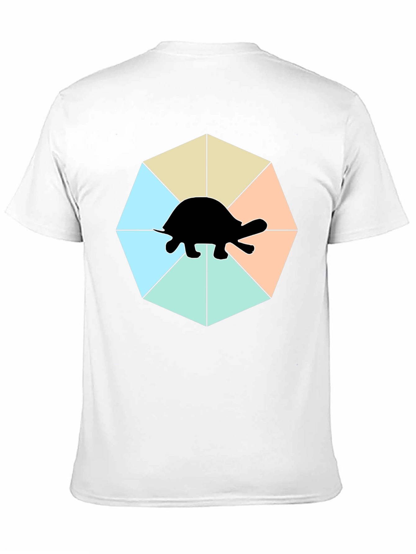 Black Turtle Graphic T-Shirt - Modern Art view 11