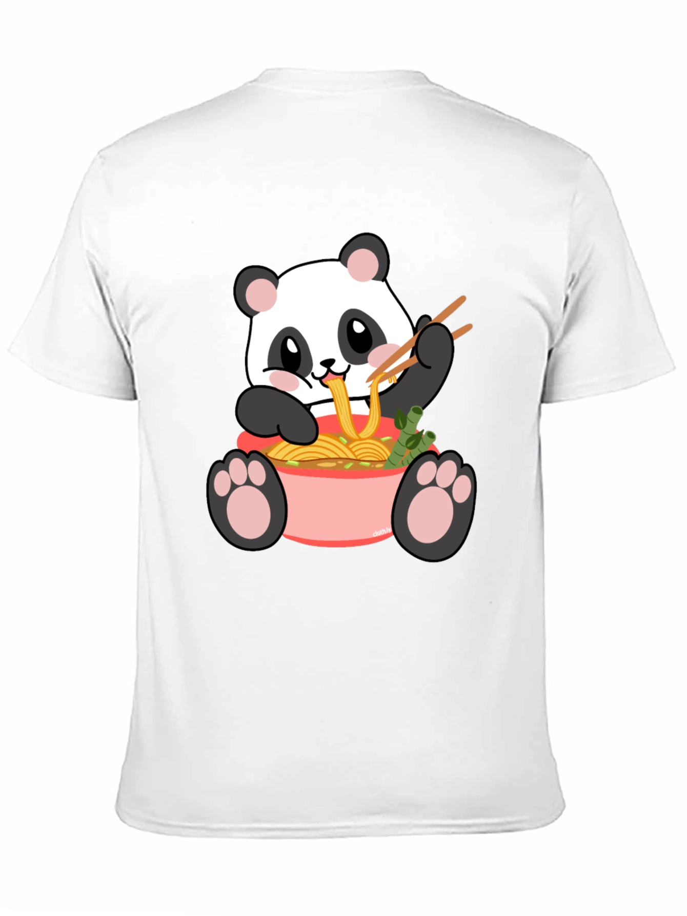 Black Panda Ramen Graphic Tee - Kawaii Comfort view 11
